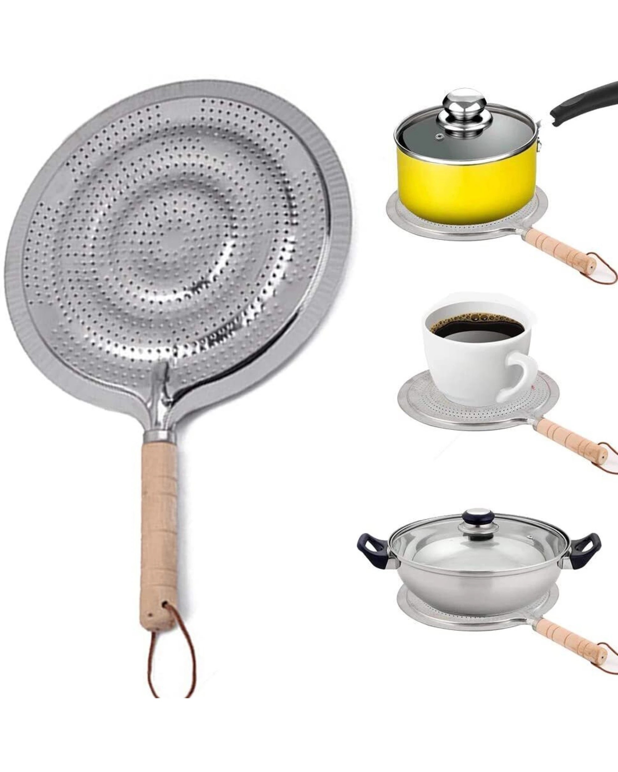 2 BR Home Heat Diffuser for Gas and Electric Stoves, 21cm, 2 of 6