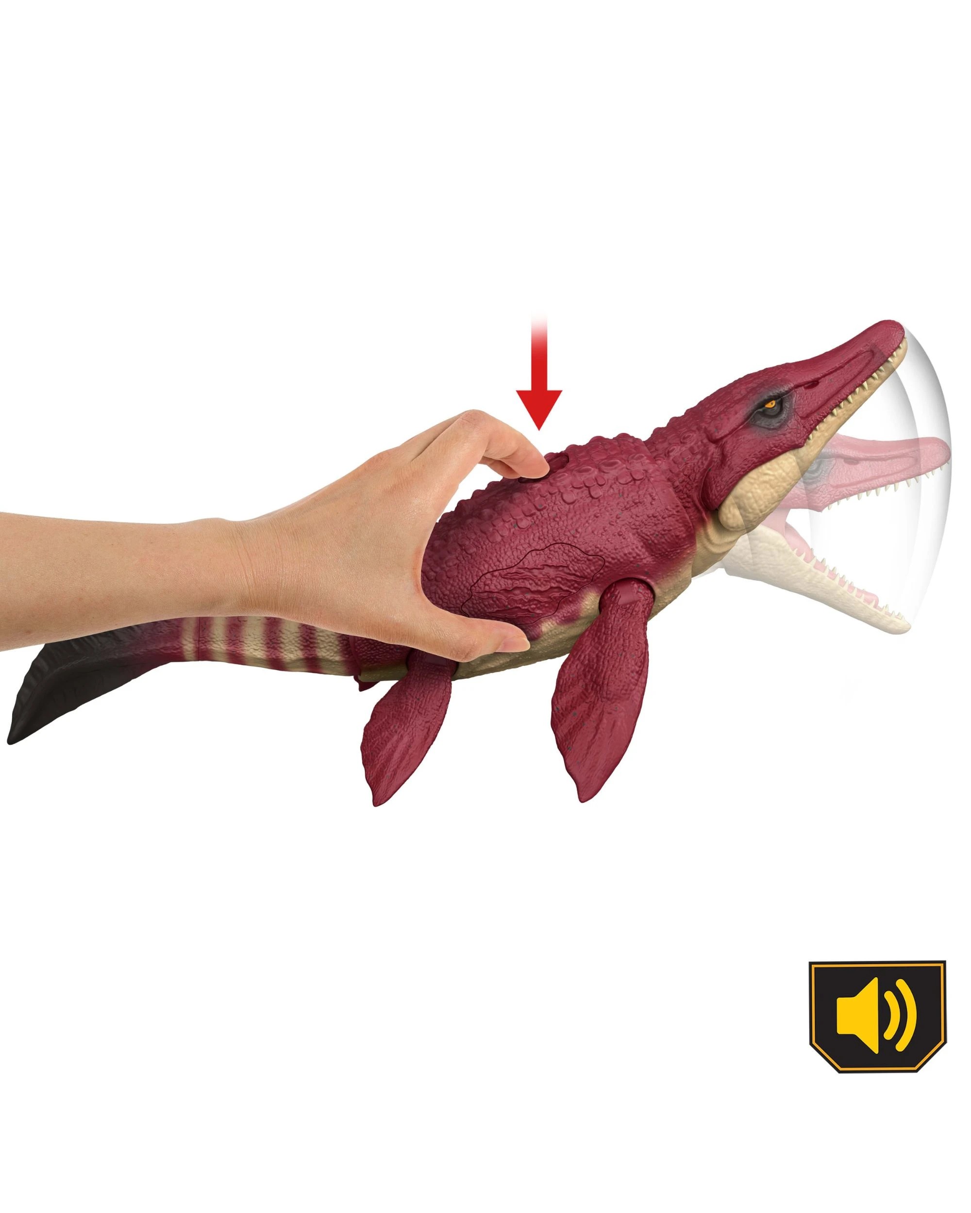 5 Jurassic World Ultimate Damage Tylosaurus Dinosaur Figure, 5 of 5
