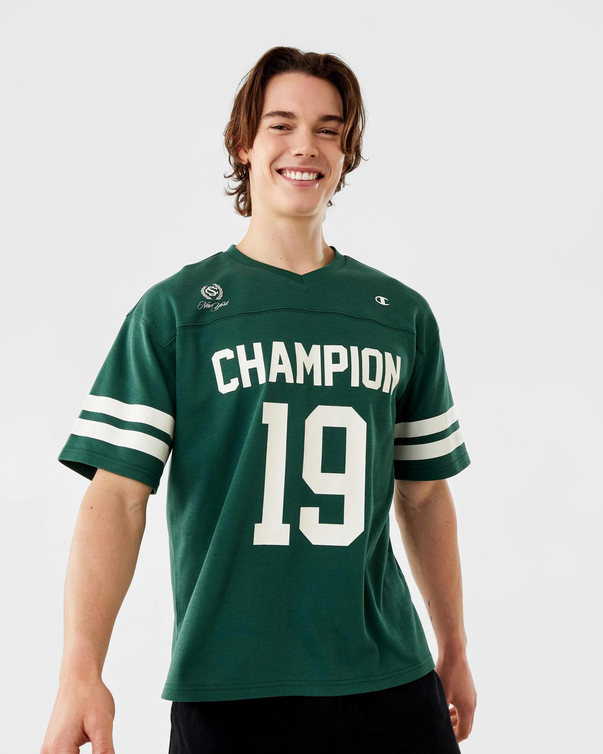 1 Champion Mens Football Jersey Hunt Green, 1 of 10