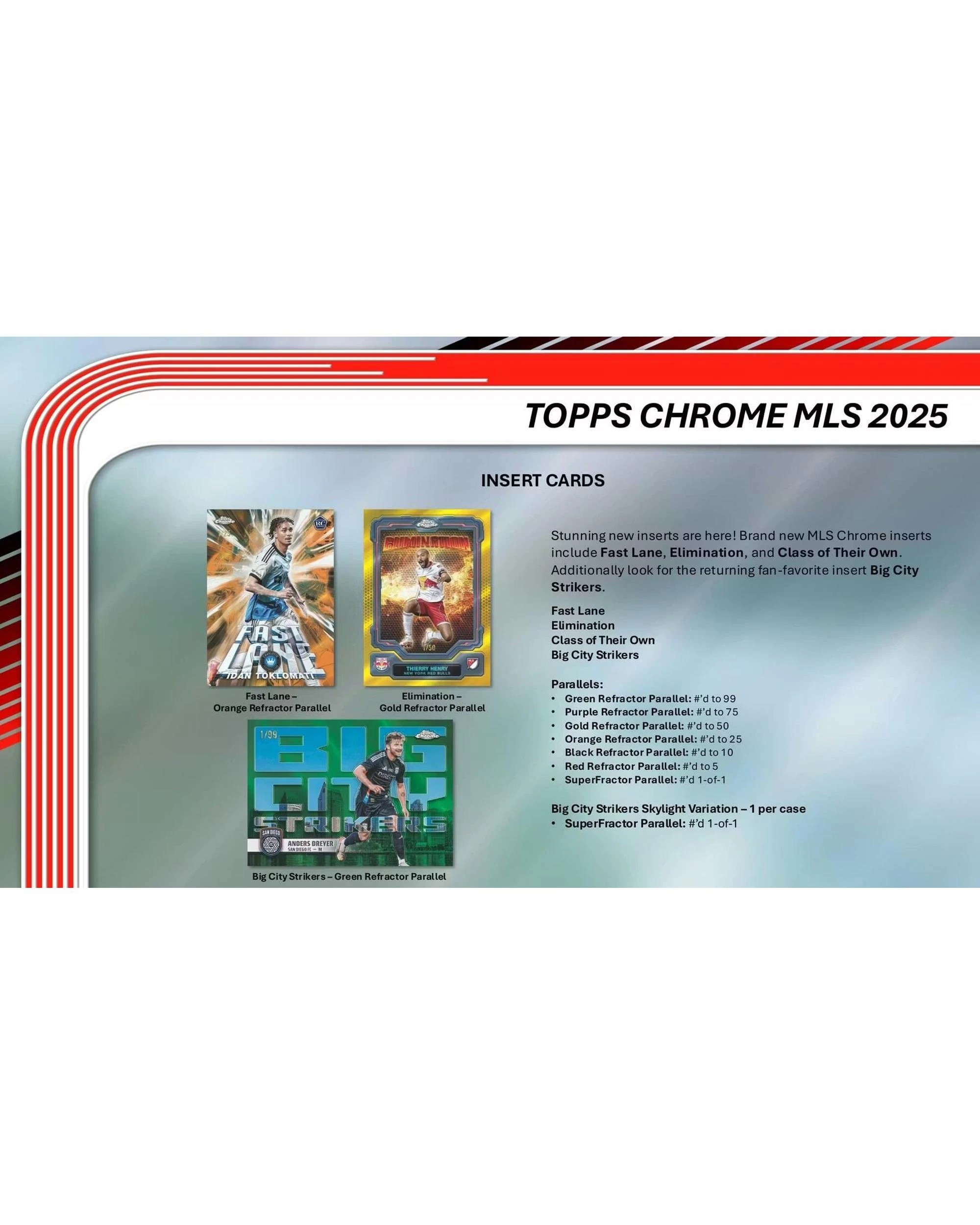 4 Topps Chrome MLS Major League Soccer 2025 Blaster Box, 4 of 9