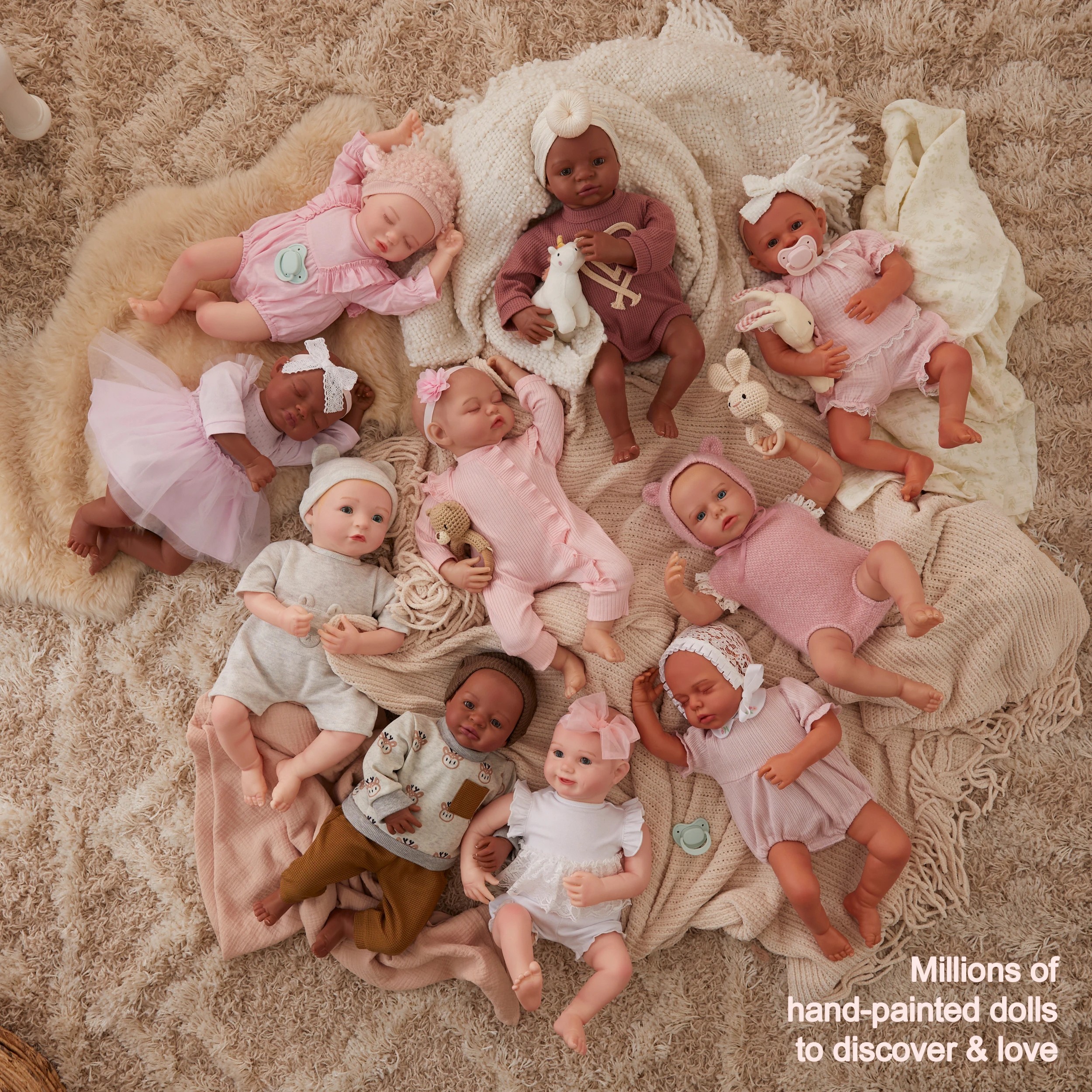 6 BABY born Real Baby Doll Girl , Open Eyes - Assorted - Pink, 6 of 7
