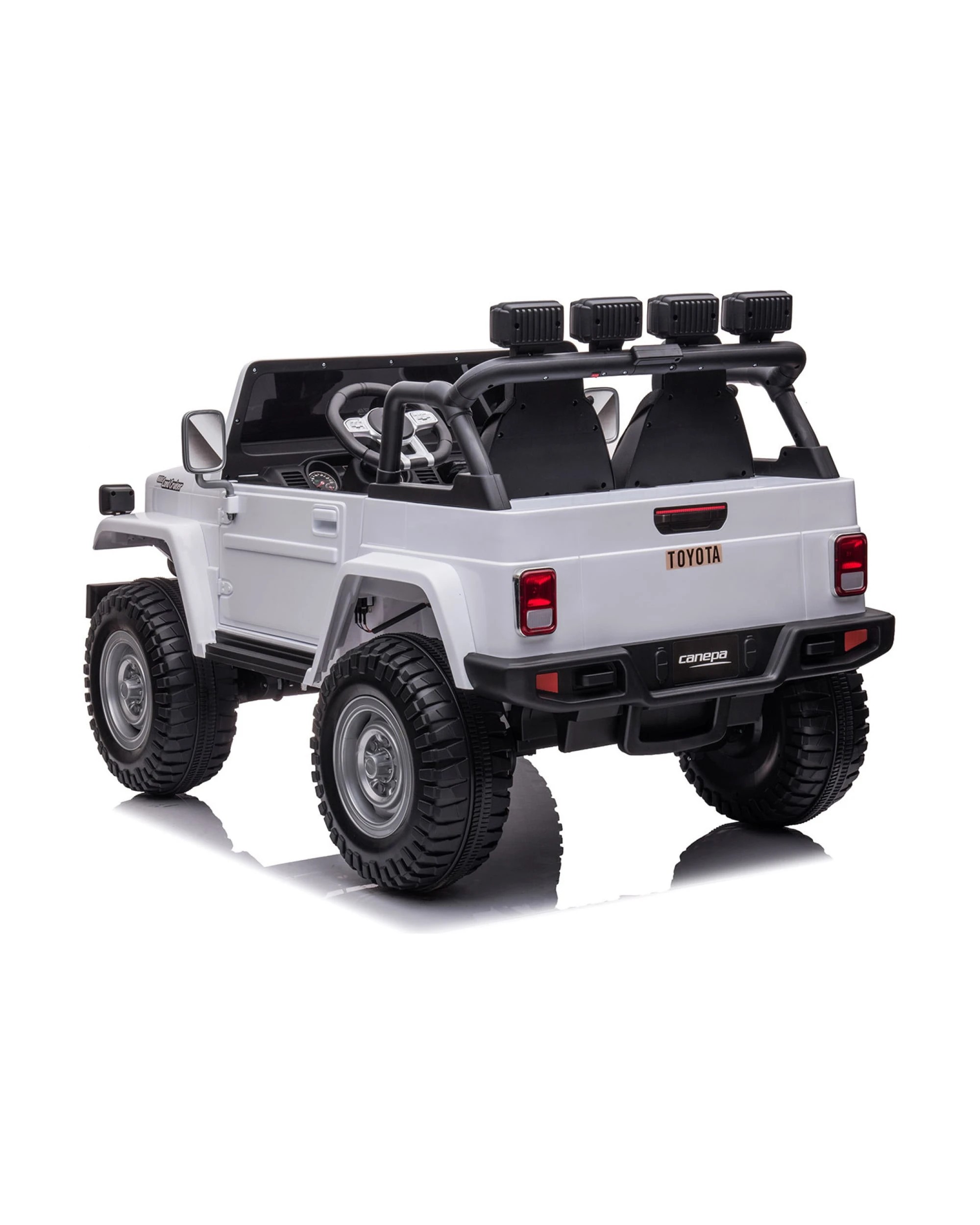 7 Kahuna Licensed Toyota FJ-40 Electric Kids Ride On Car - White, 7 of 9