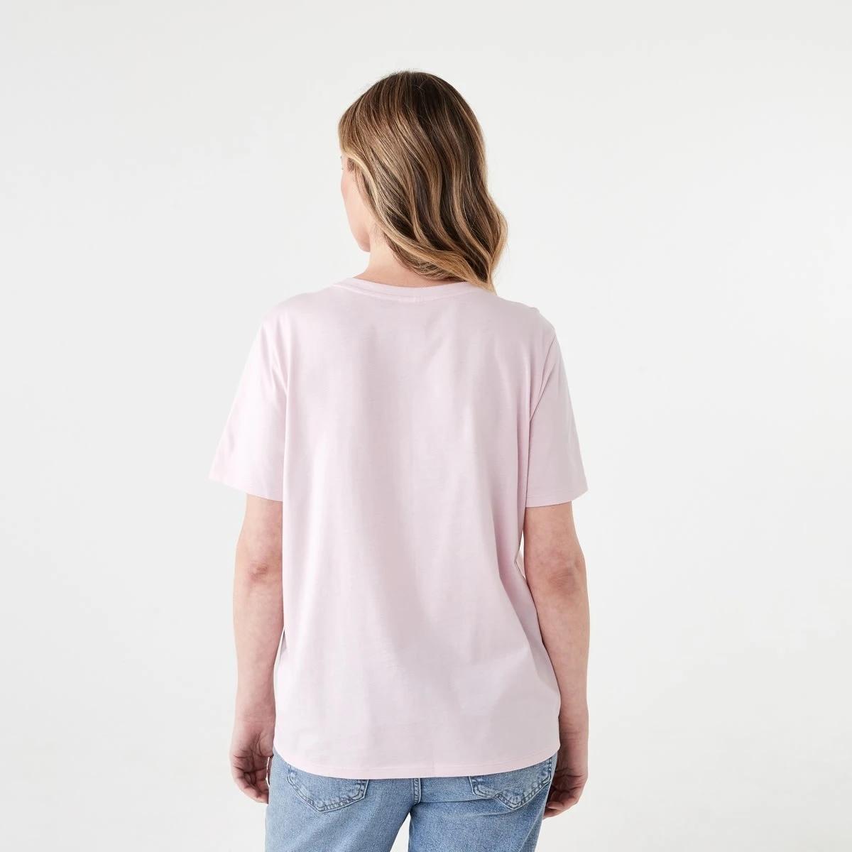 3 Short Sleeve Australian Cotton T-shirt SOFT BLOSSOM, 3 of 5