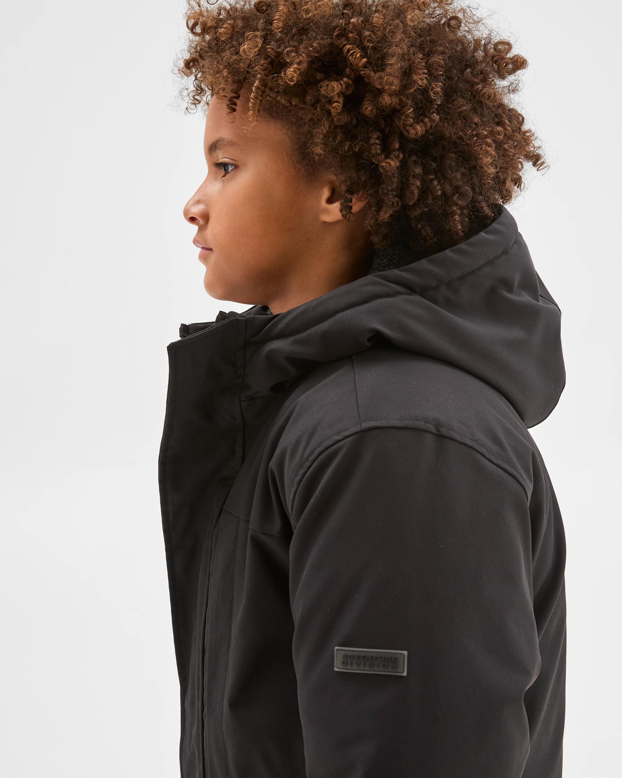 4 Target Kids Parka Jacket BLACK, 4 of 7