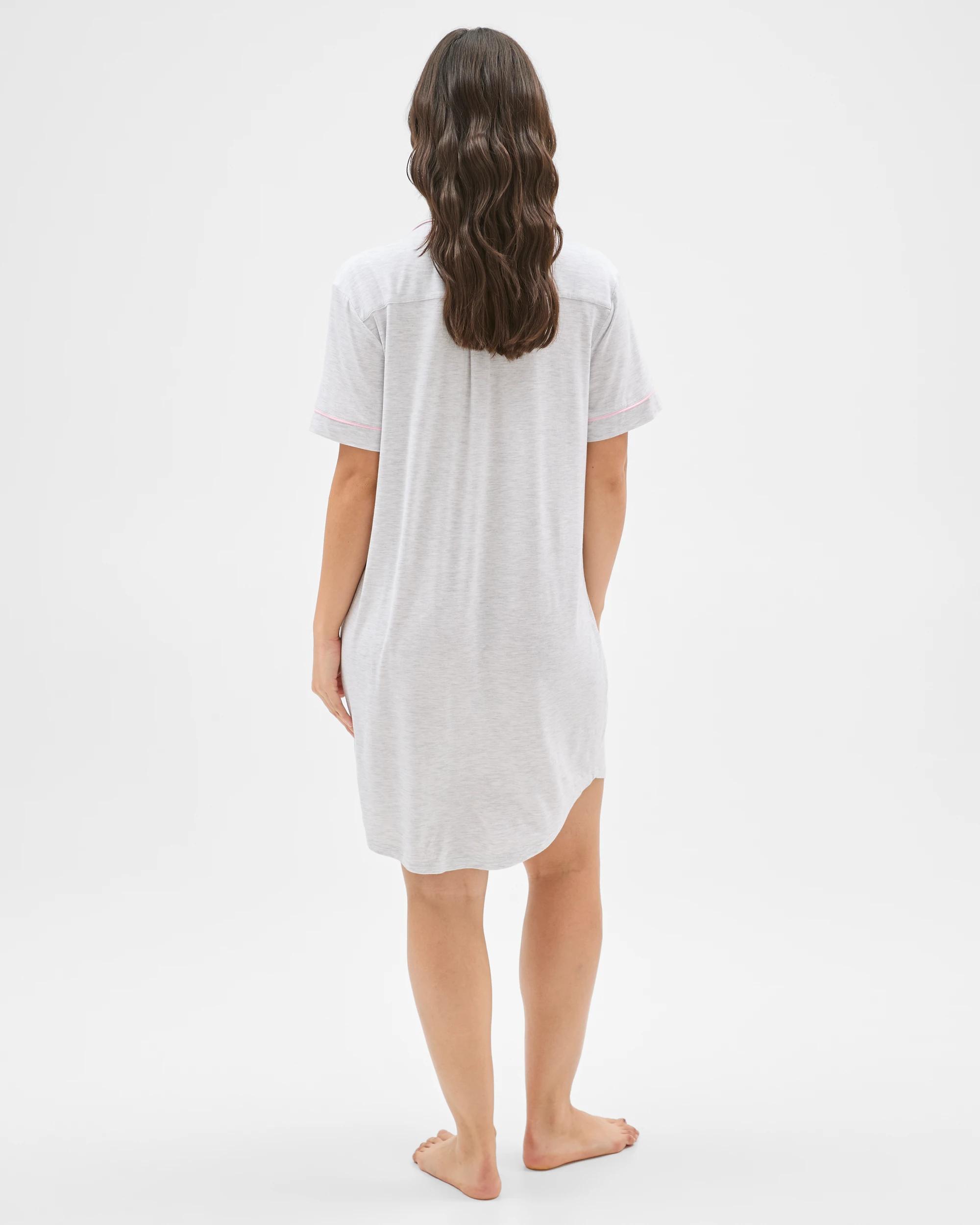 7 Target Woman Bamboo Short Sleeve Nightshirt GREY FAIRYTALE, 7 of 7