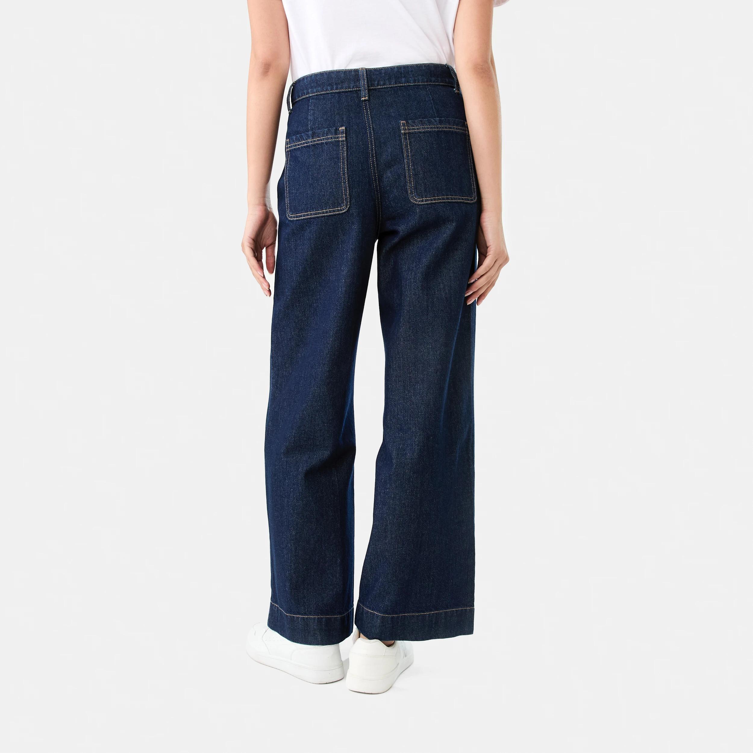 4 Wide Leg Pocket Jeans INDIGO, 4 of 11