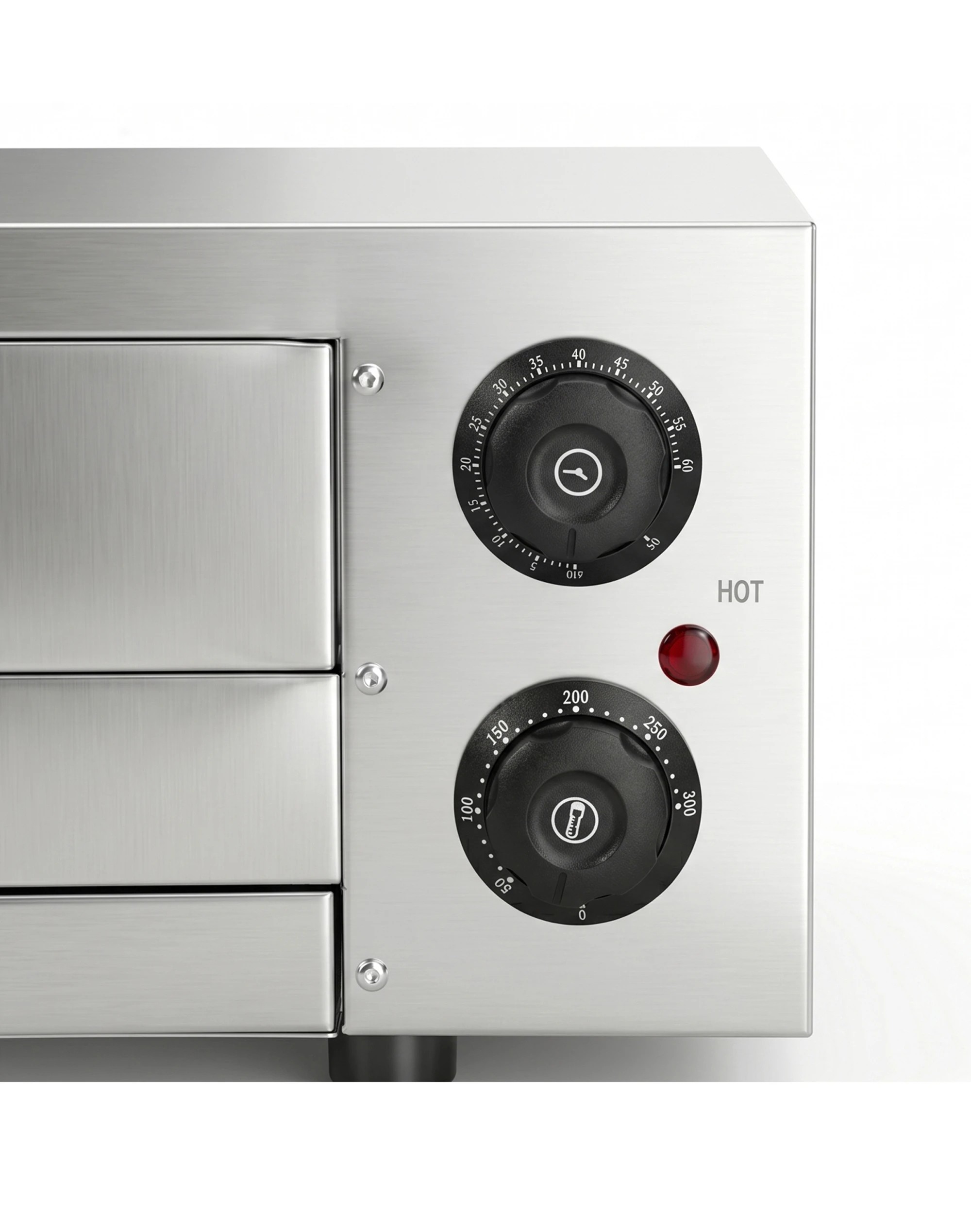 2 Advwin Pizza Oven, 12-Inch Commercial Pizza Maker Machine - Silver, 2 of 4