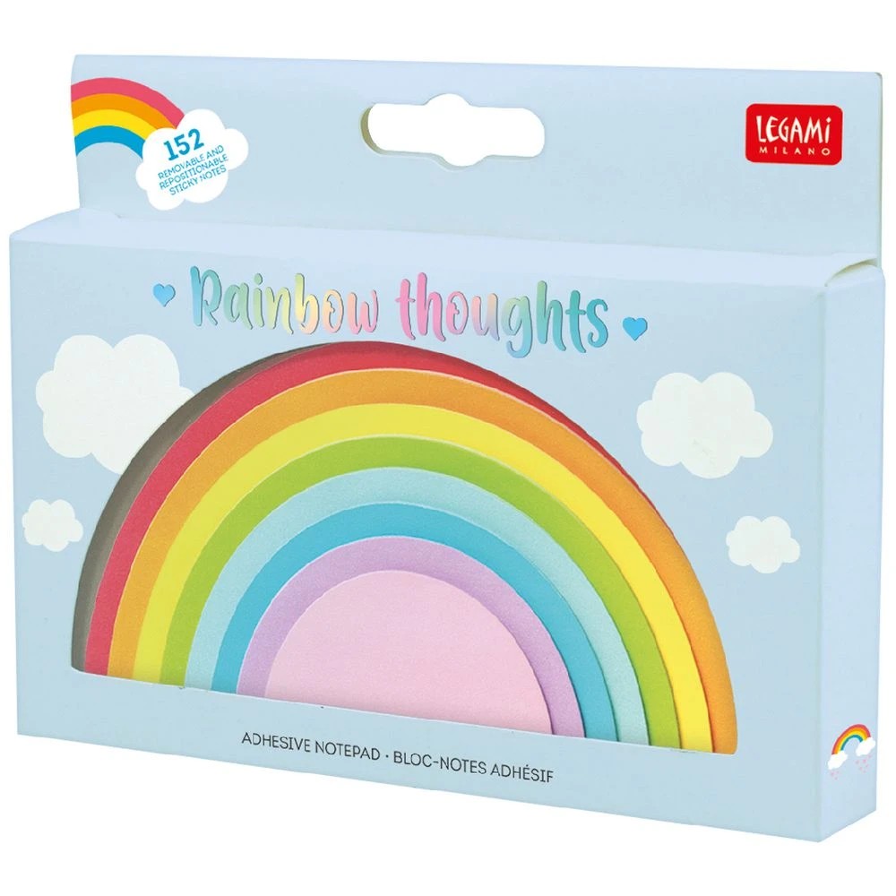 2 Legami Rainbow Thoughts Adhesive Pads, 2 of 2
