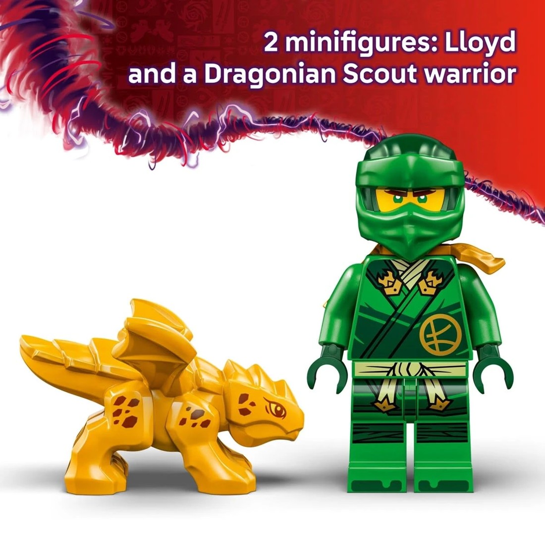 7 LEGO NINJAGO Lloyd's Green Forest Dragon 71829, 7 of 10
