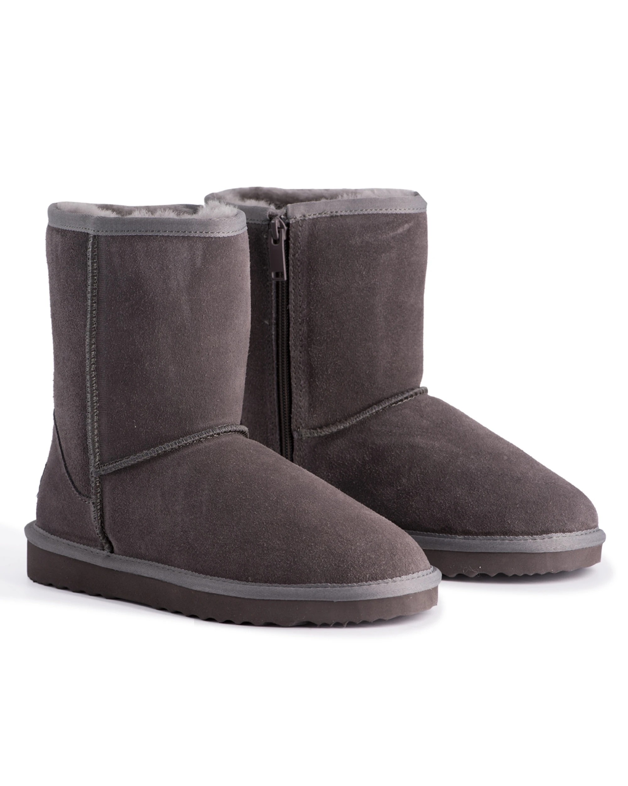 6 Aus Wooli Ugg Mid Calf Zip Up Sheepskin Boot, 6 of 6