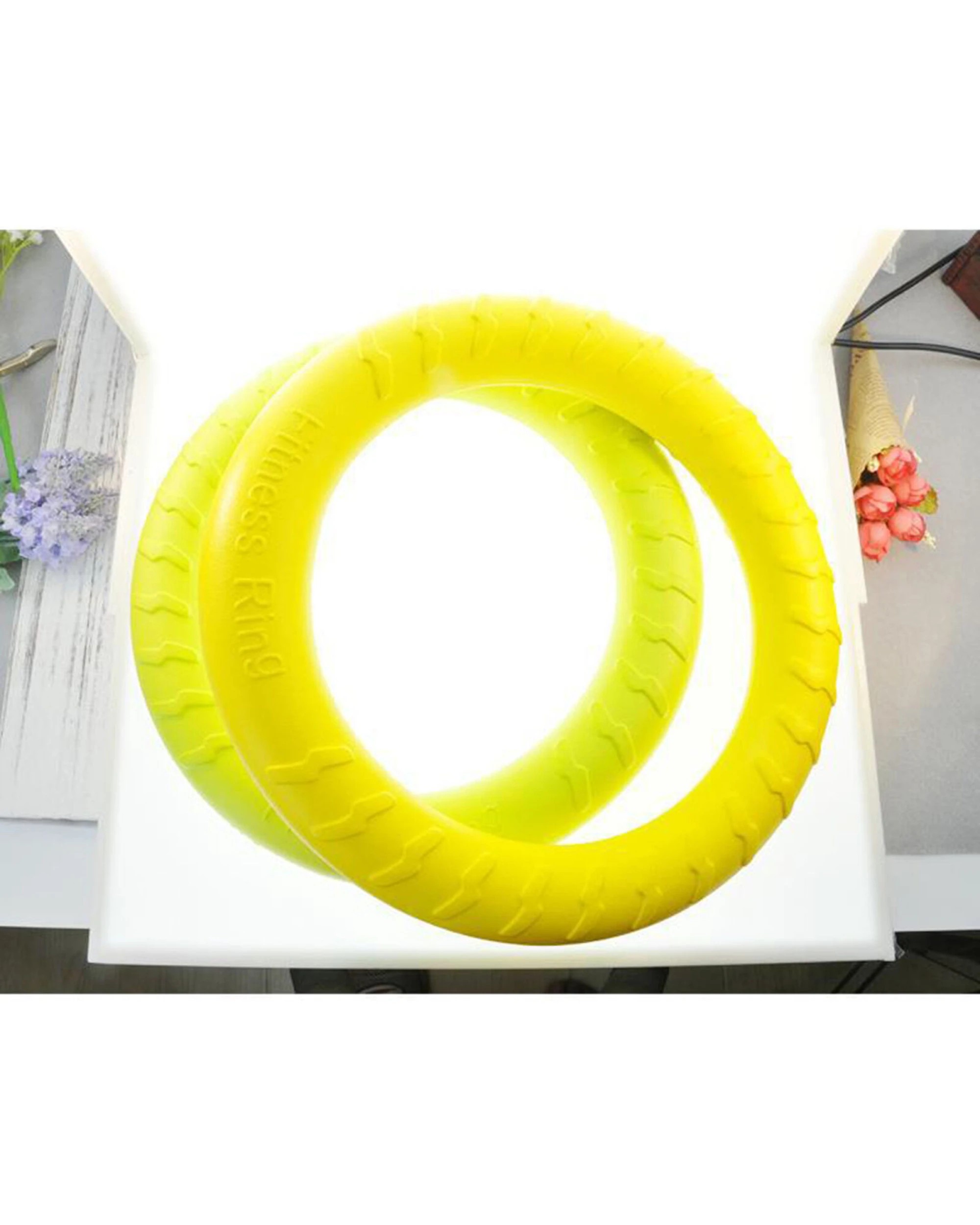 2 BR Pets Durable Floating Dog Training Ring for Chewers, 2 of 5