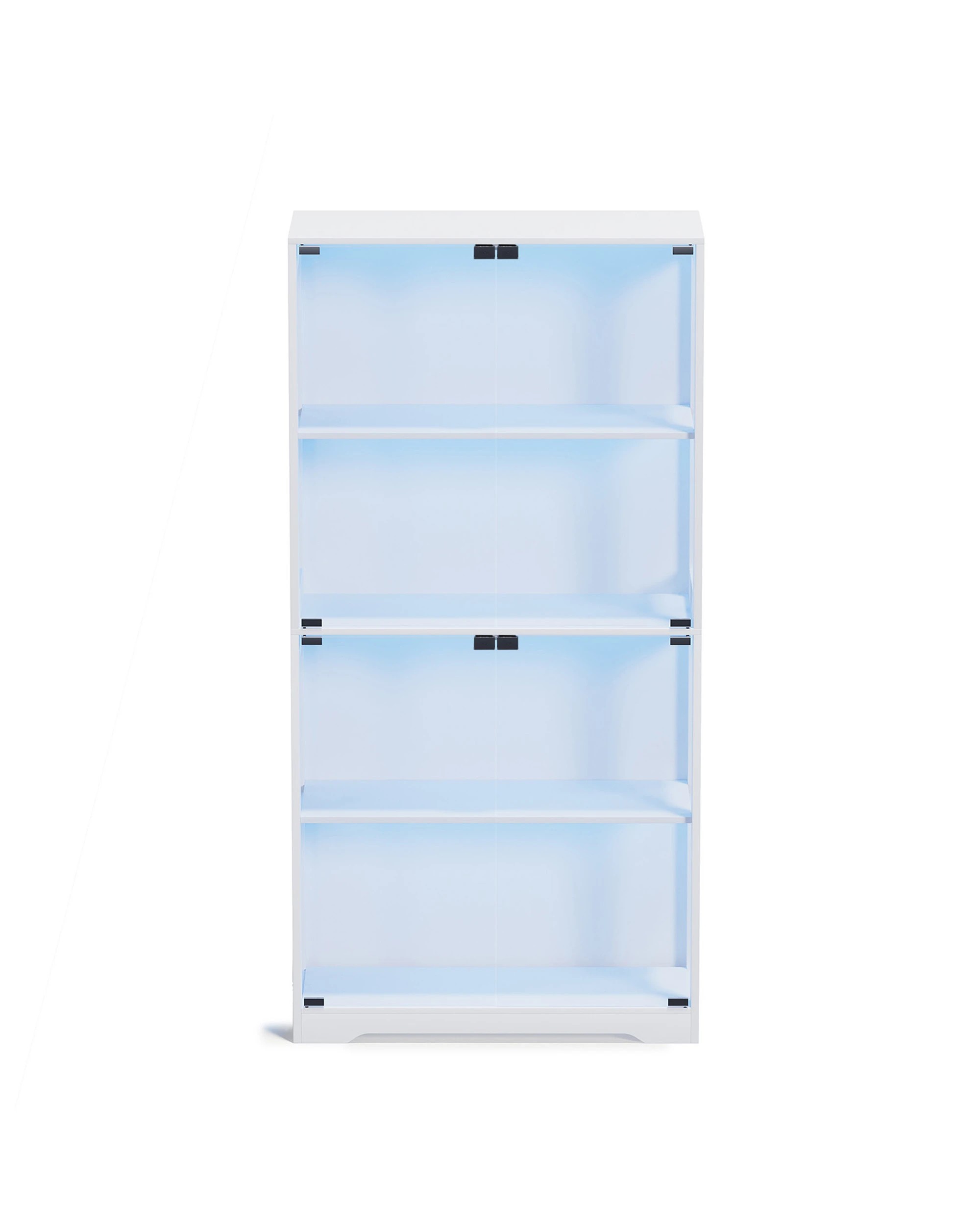 5 Advwin 4 Tier Display Cabinet Tall Storage Bookshelf Organizer Hallway Storage Cabinet, 5 of 9