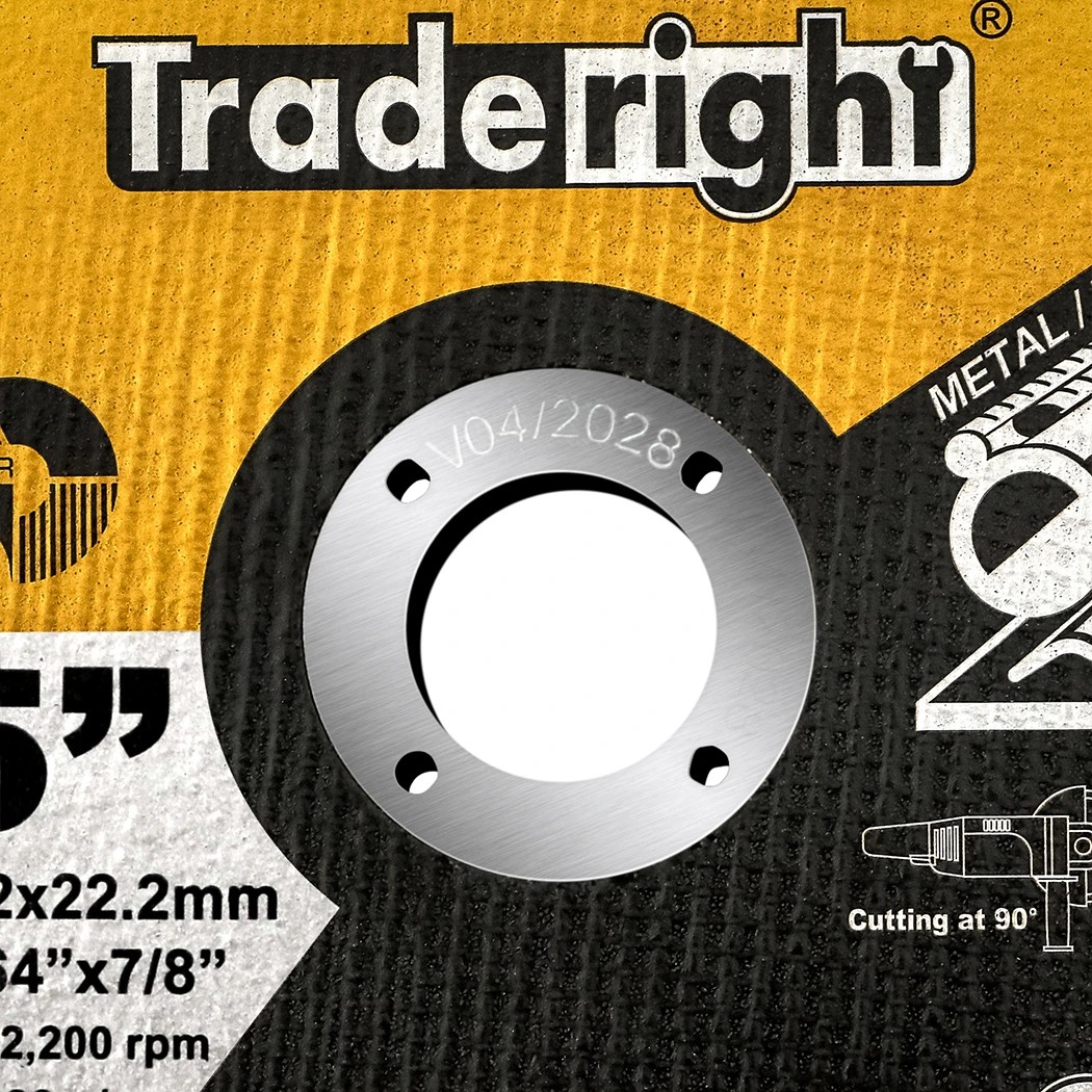 6 Traderight Cutting Discs 125x1.2x22.2mm 5 Inch 50 Pieces, 6 of 8