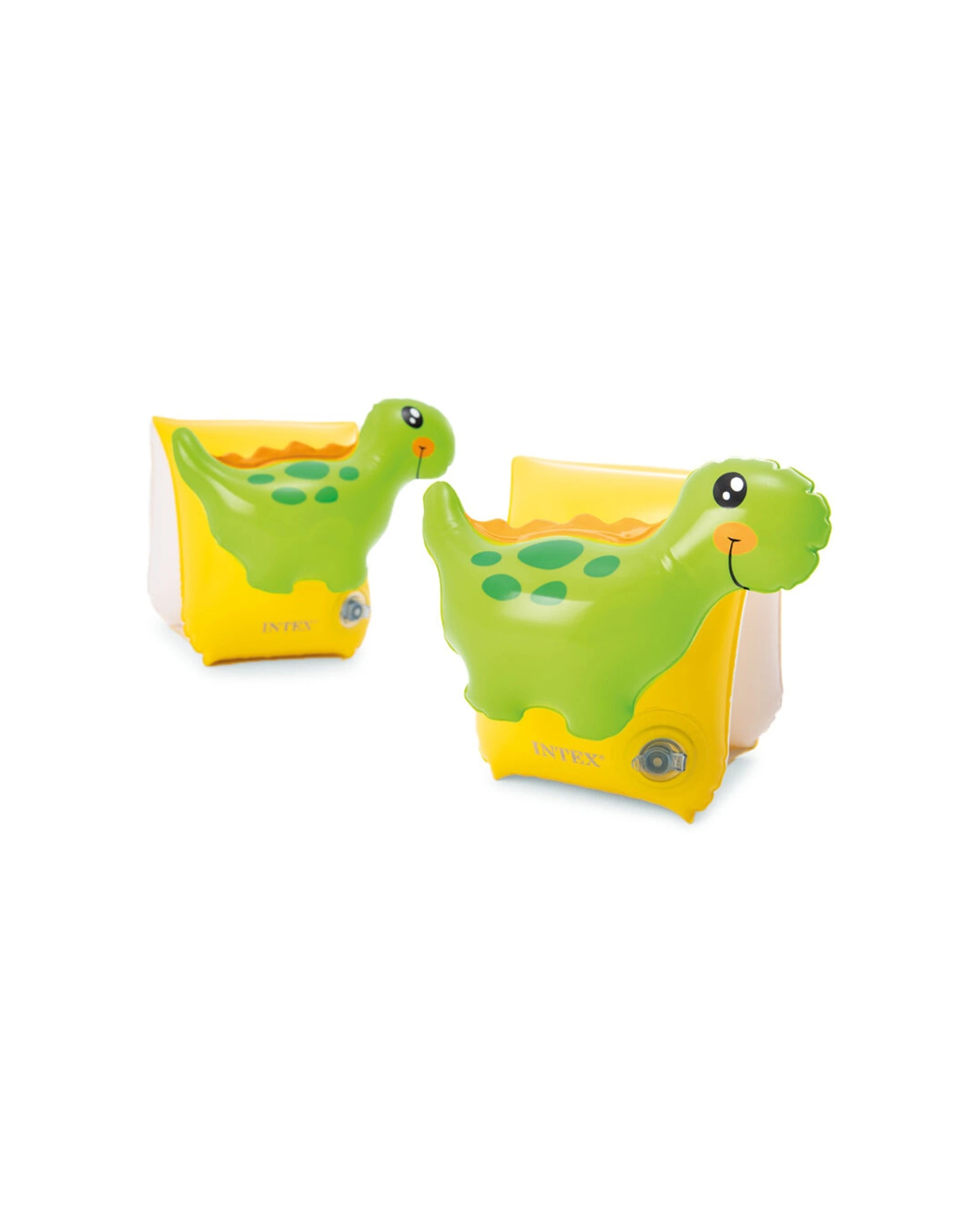 1 Intex Inflatable Dinosaur Arm Bands 3D Design Kids Safety Floatation Device 3-6y, 1 of 3
