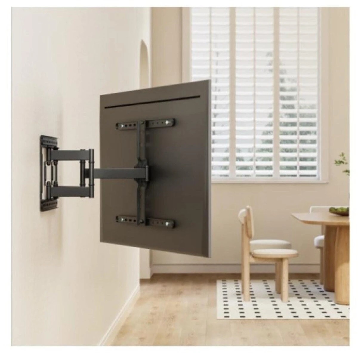 2 Brateck Ultra Slim Full Motion TV Wall Mount For 43"- 90" TVs - Black, 2 of 2