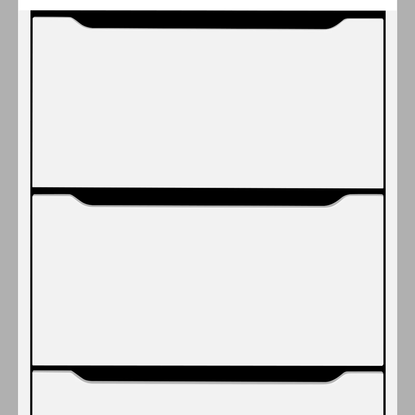 4 Alfordson Chest of 7 Drawers Office Storage Cabinet Tallboy Bedroom - White, 4 of 10