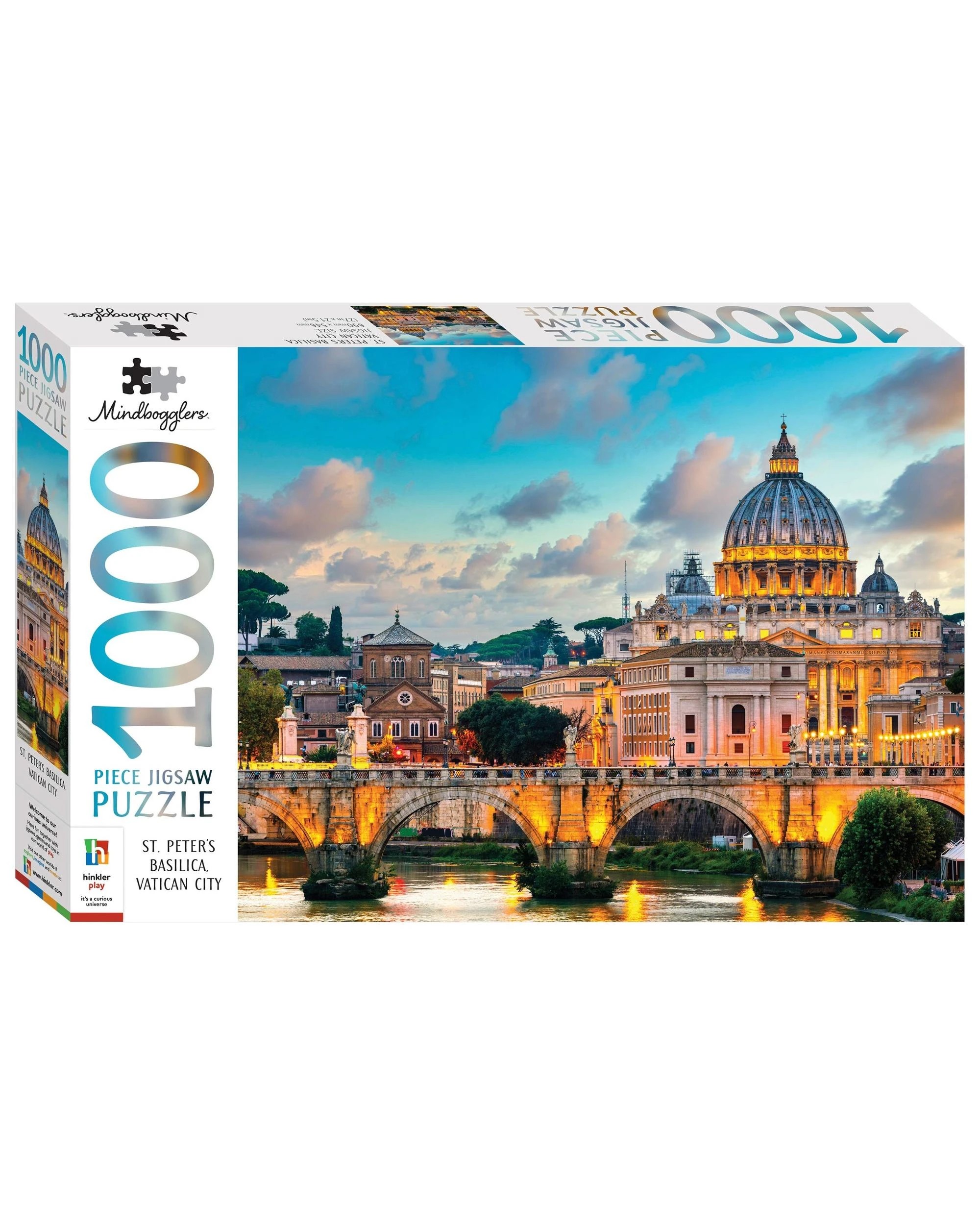 1 Hinkler Mindbogglers St. Peter's Basilica Vatican City 1000 Piece Puzzle, 1 of 3