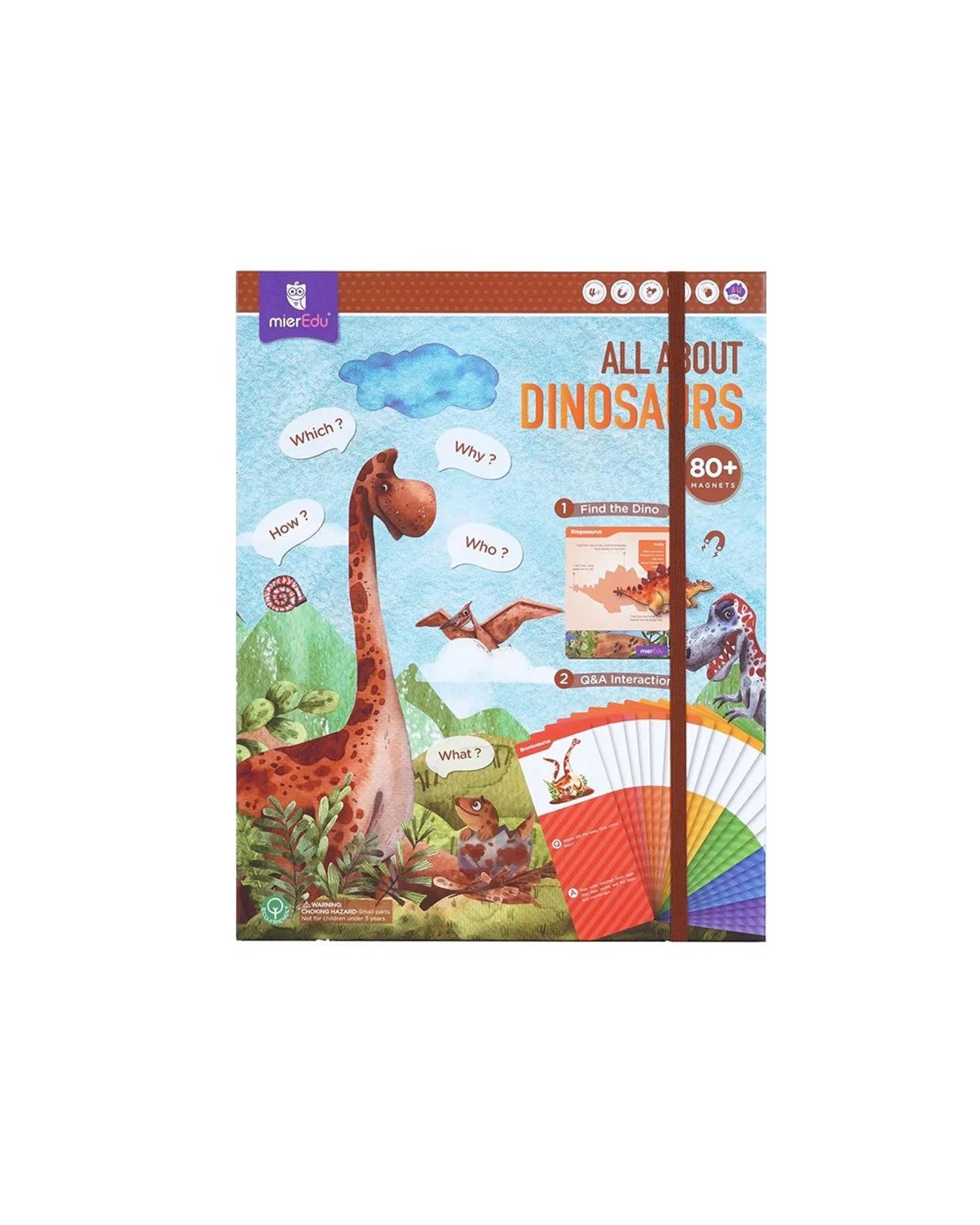 1 mierEdu All About Dinosaurs Magnetic Puzzle