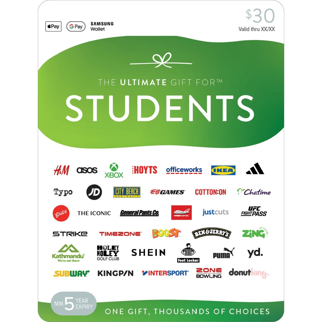 1 The Ultimate Gift for Students $30 Gift Card, 1 of 1