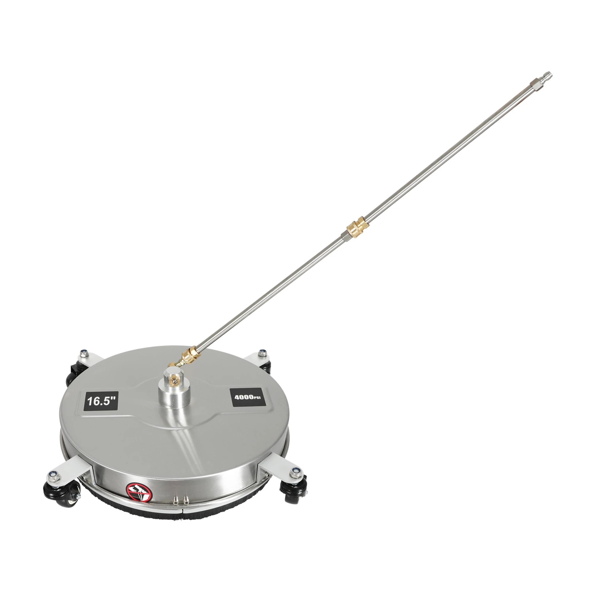 1 Traderight Pressure Washer Surface Cleaner With 4 Wheels Stainless 27600 kPa, 1 of 5