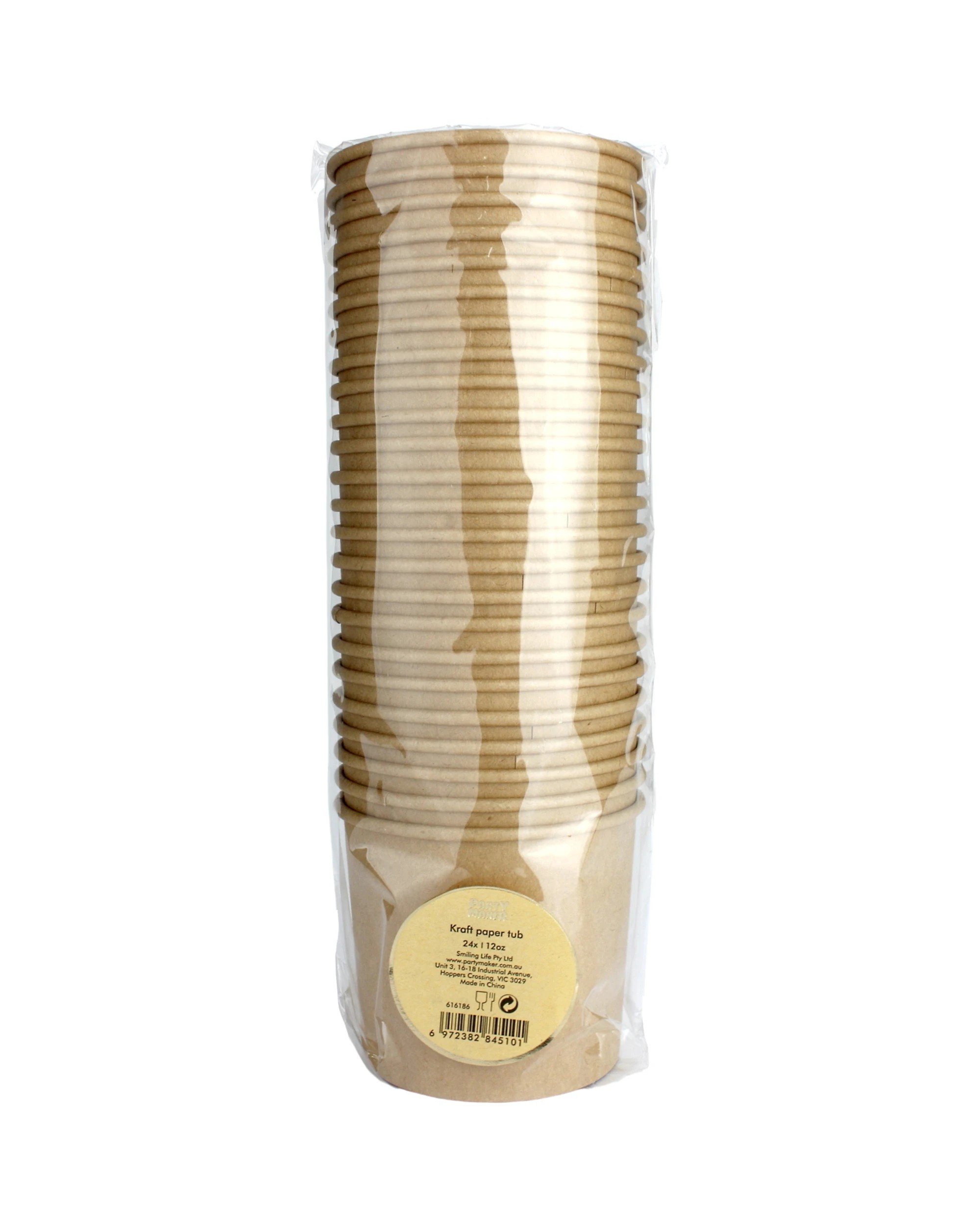 2 Partyrama Brown Kraft Paper Treat Cups Pack of 24 - Brown, 2 of 2