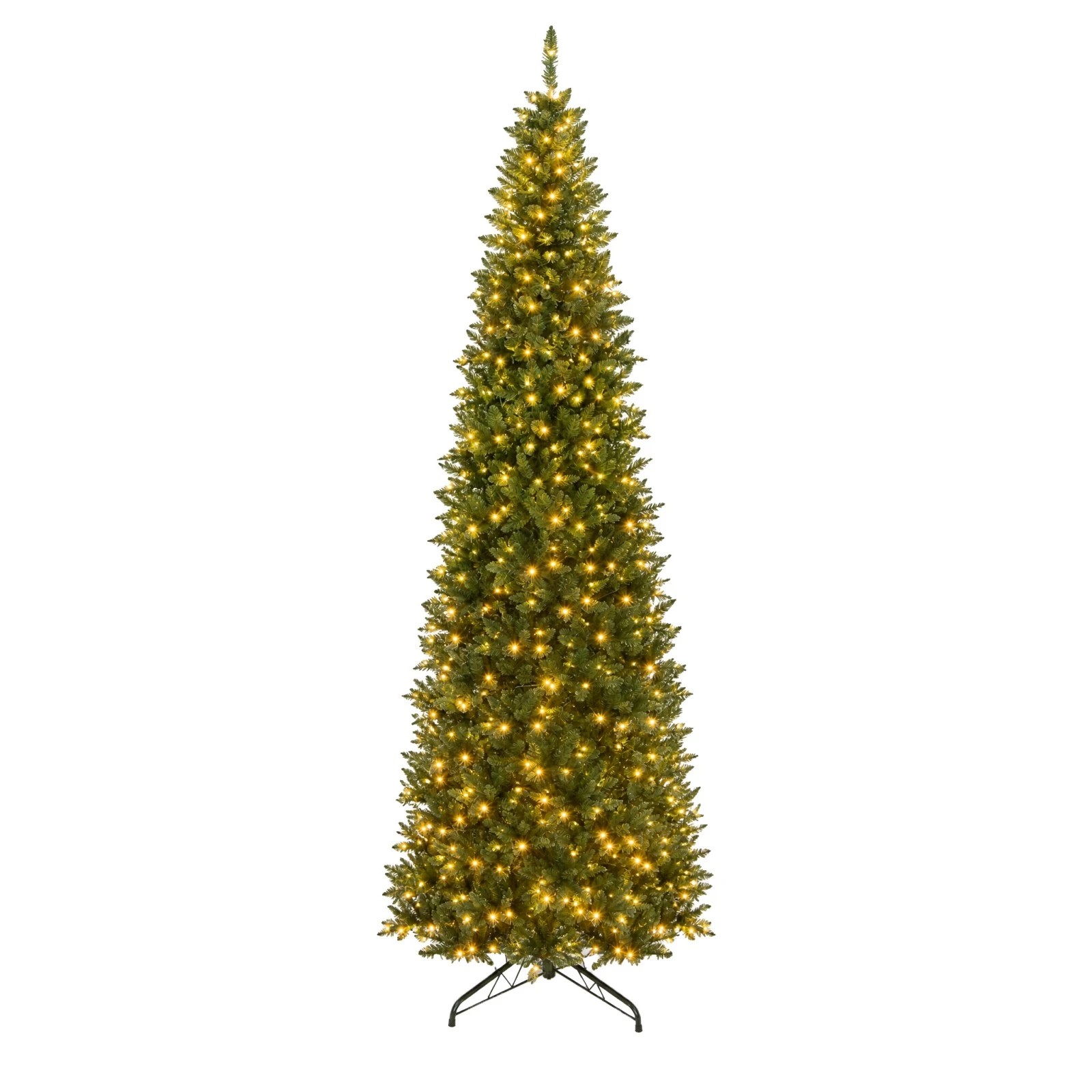 1 Costway 3.6M Artificial Christmas Tree w/800 LEDs Hinged Xmas Decoration Tree, 1 of 6