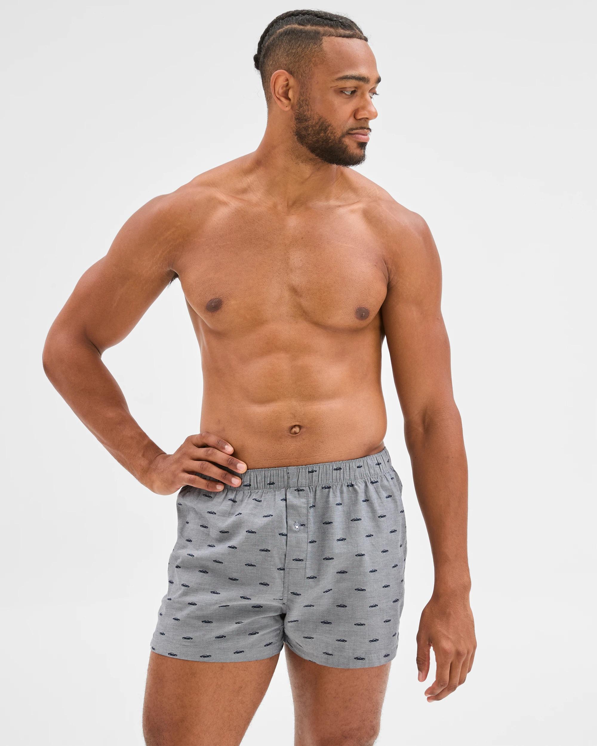2 Maxx 3 Pack Woven Boxer Shorts CAR, 2 of 4