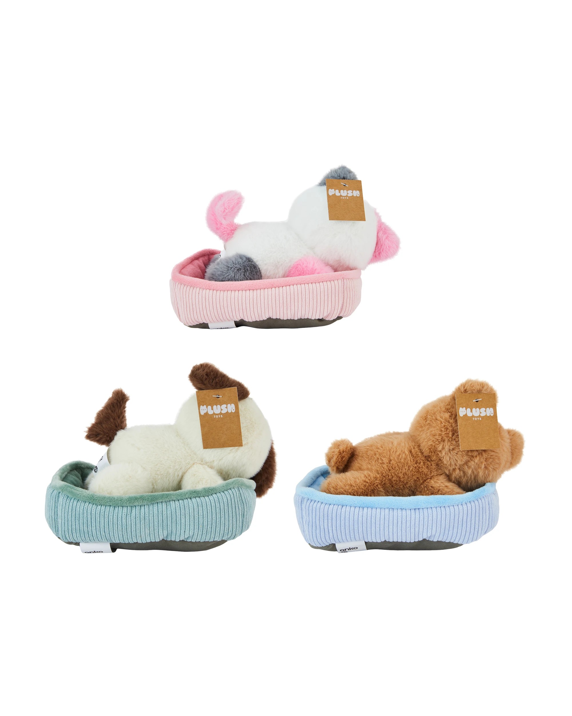 3 Mini Sleeping Plush Toy - Assorted, 3 of 3