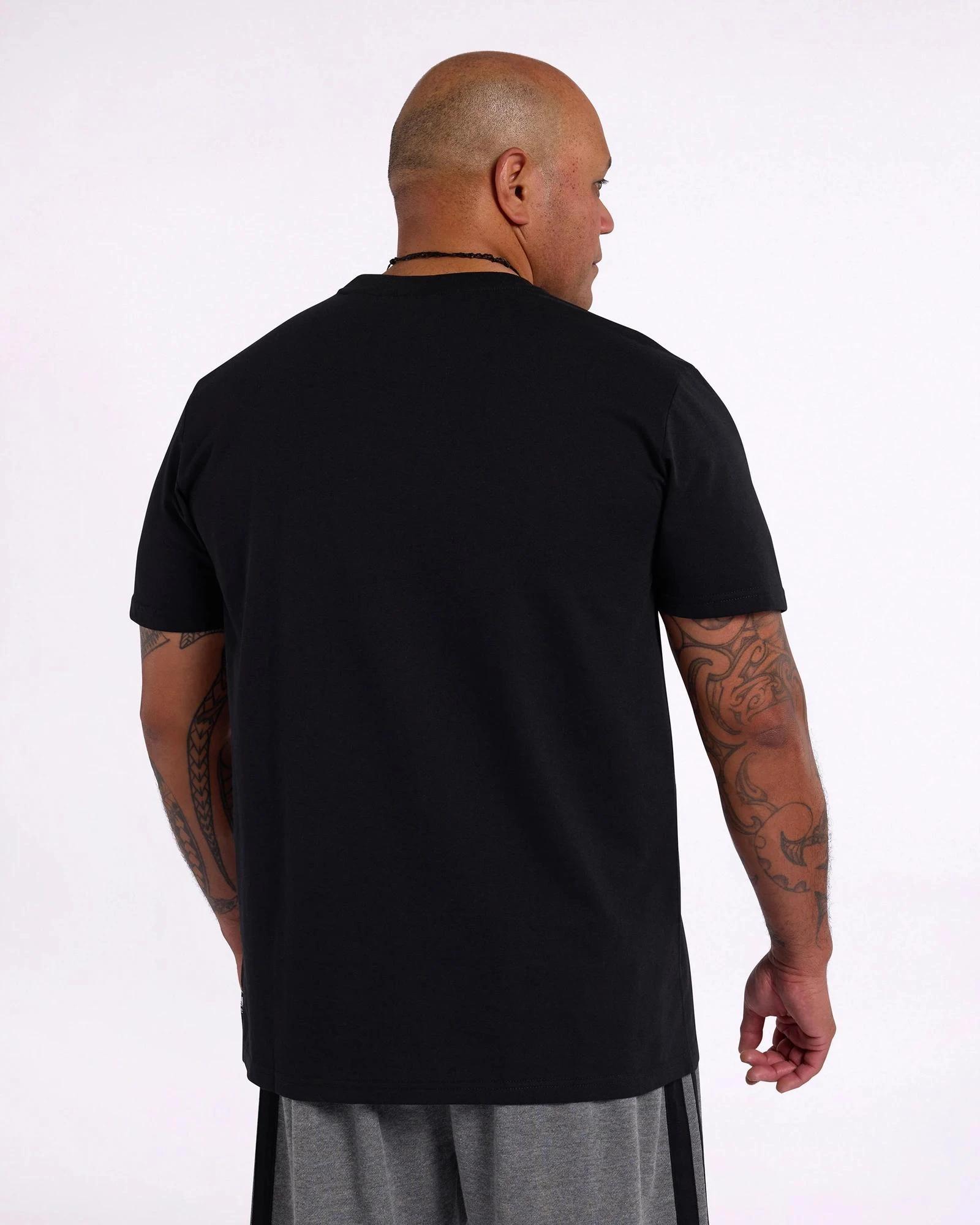 3 Plus Size Active T-Shirt - Lonsdale London BLACK, 3 of 5