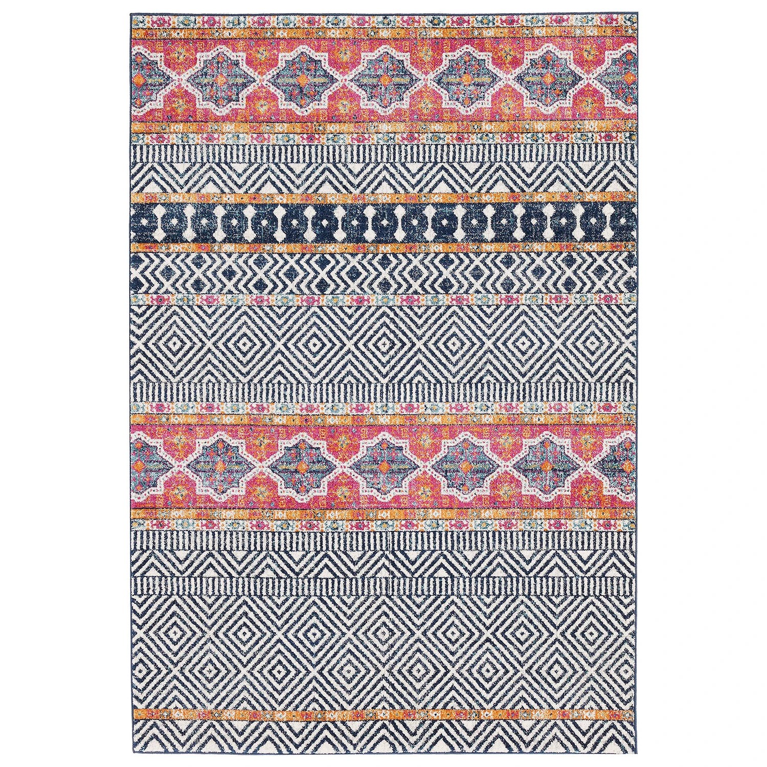 2 Common Ground Rugs Bluebay 455 230x160cm - Medium Power Loomed Pet Friendly Floor Rug - Blue, 2 of 7