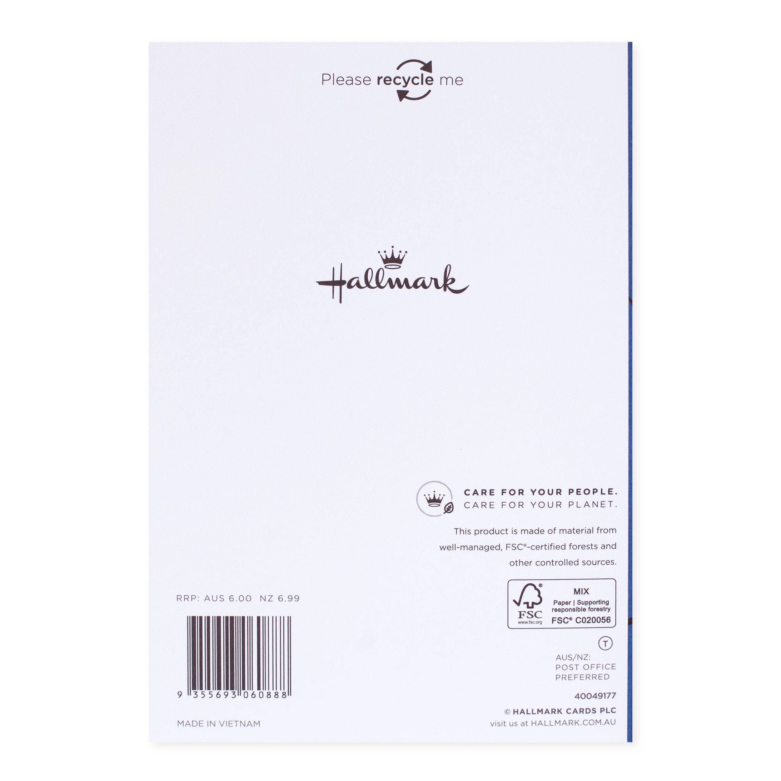 4 Hallmark Christmas Card - Brother Christmas Is a Time to Think About Family, 4 of 4