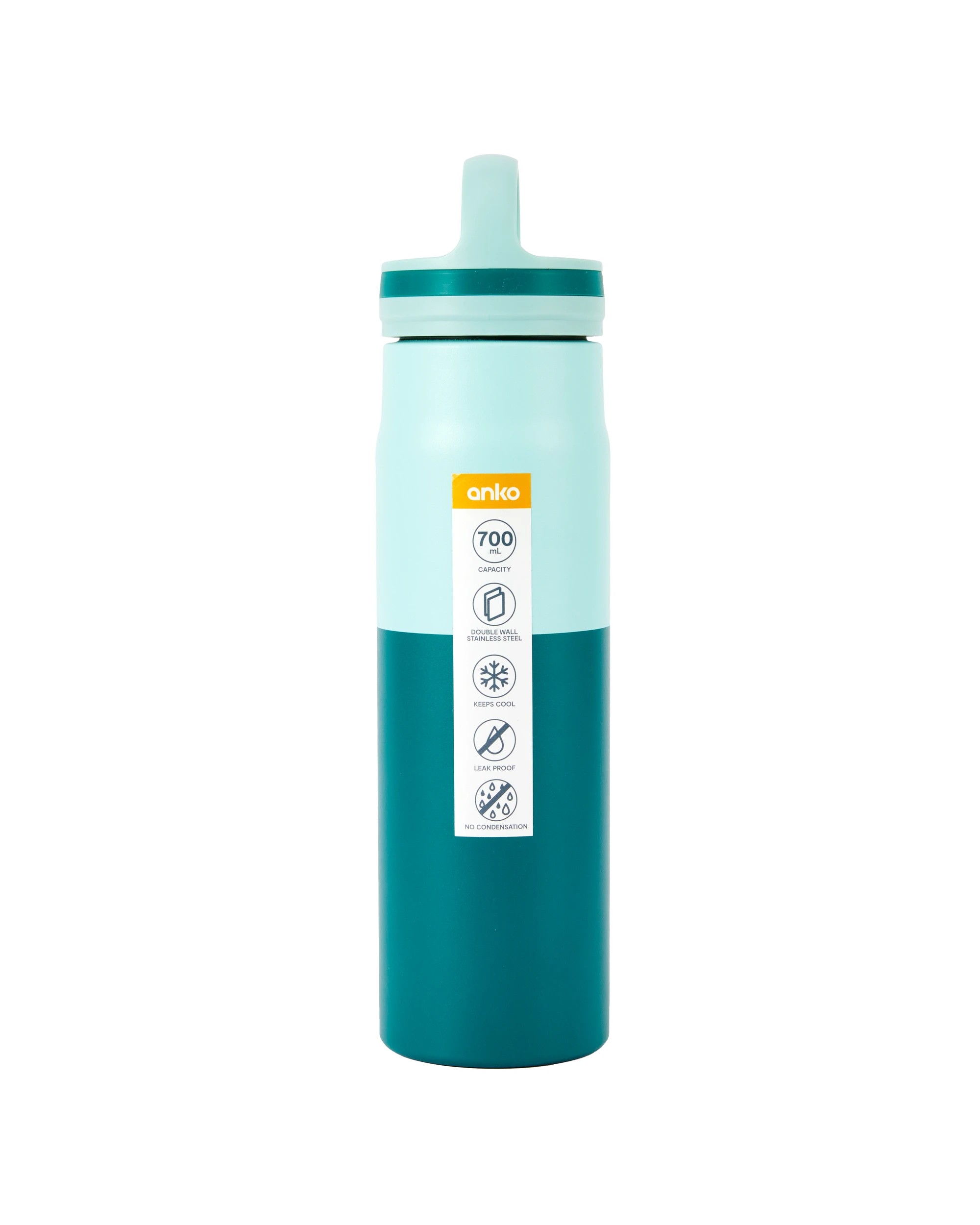 6 700ml Green Stainless Steel Twist Top Drink Bottle, 6 of 6