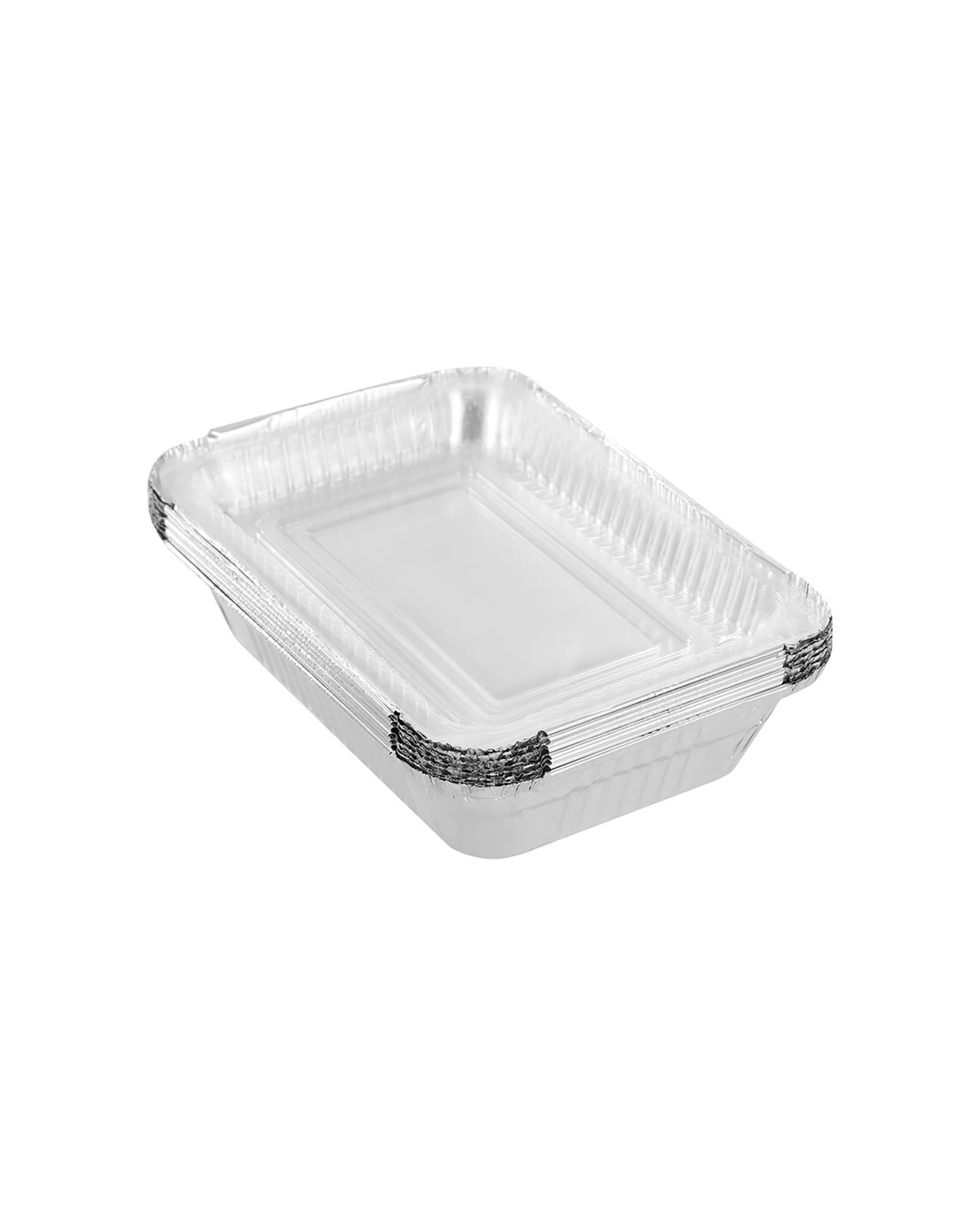 5 Lemon & Lime 6x 8pk Baking Foil Tray Rectangle With Plastic Lid - Multi, 5 of 6