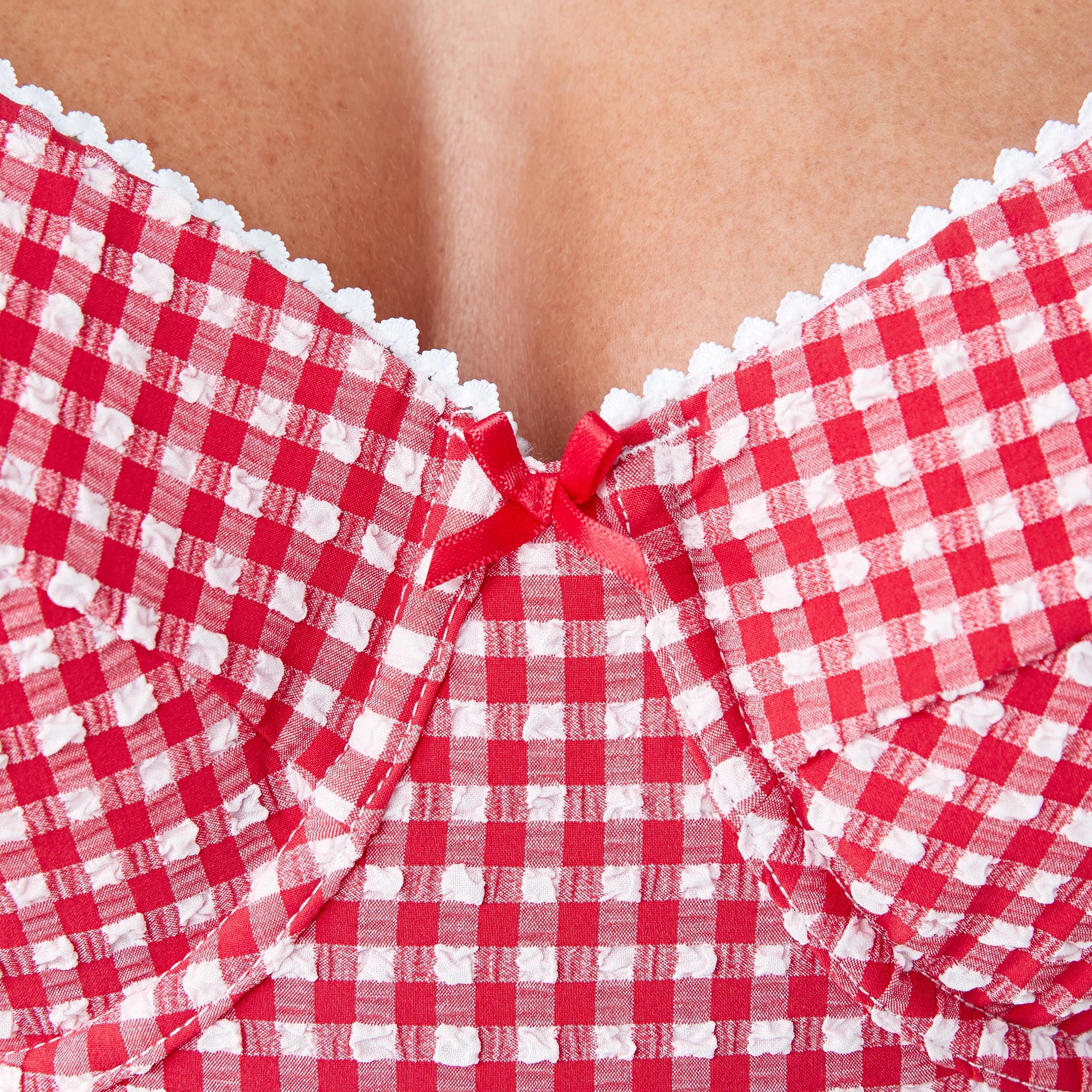 6 Gingham Balconette One Piece Swimsuit R Gingham, 6 of 6