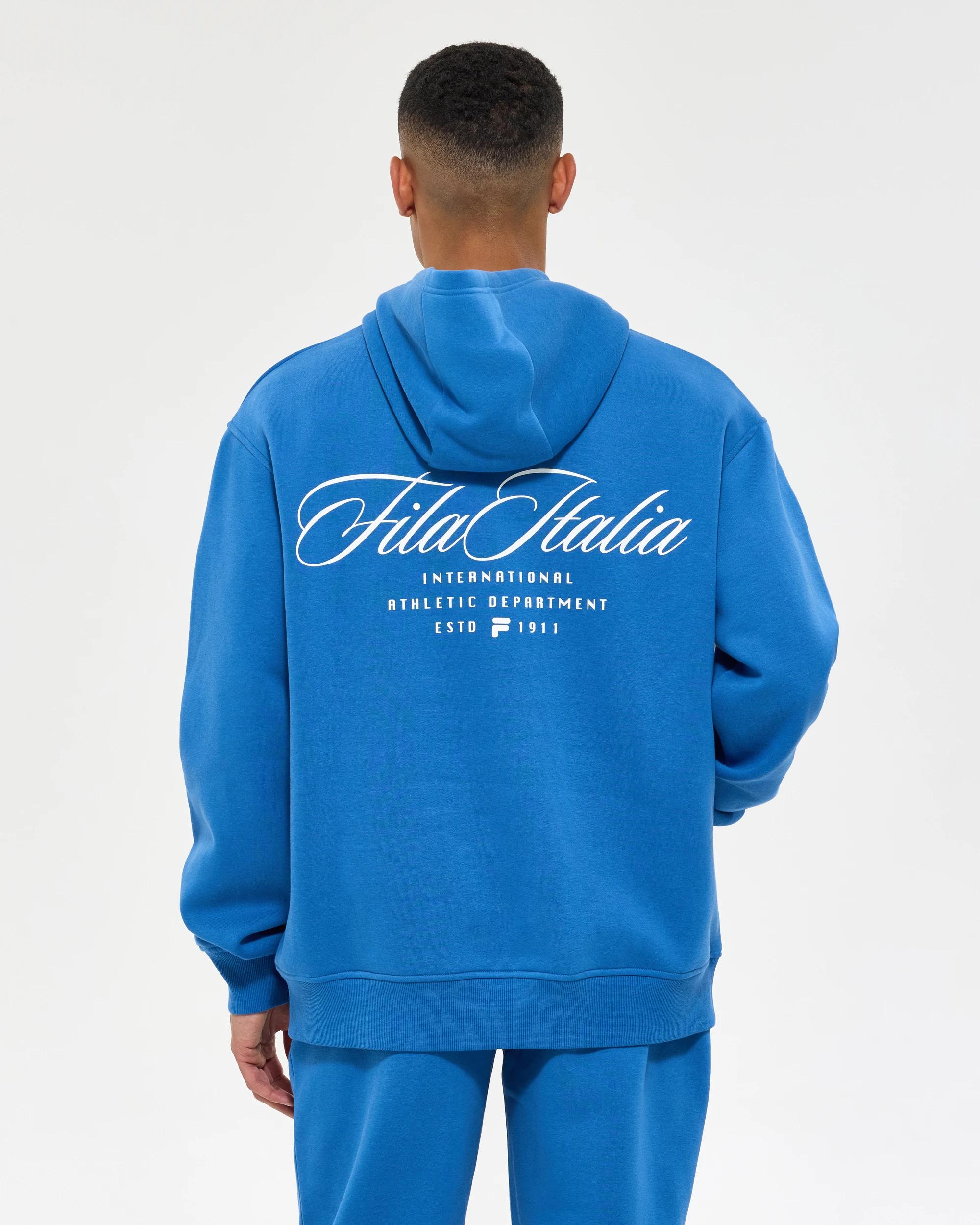 4 Fila Heavyweight Graphic Hoodie BLUE, 4 of 7