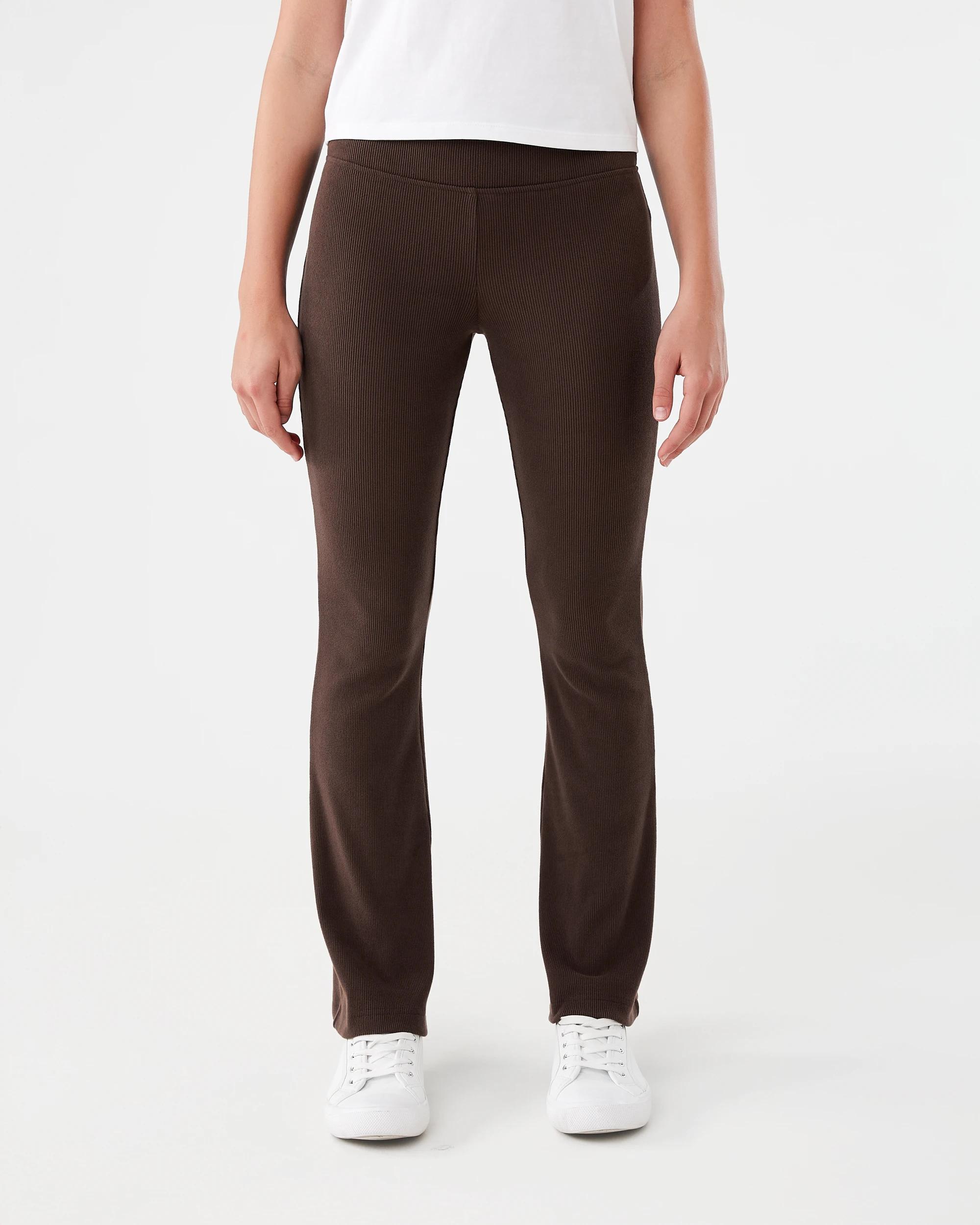 1 Rib Flare Leggings Velvet Brn, 1 of 6
