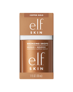e.l.f. Skin Bronzing Drops - Copper Gold, Vitamin E and Sunflower Seed