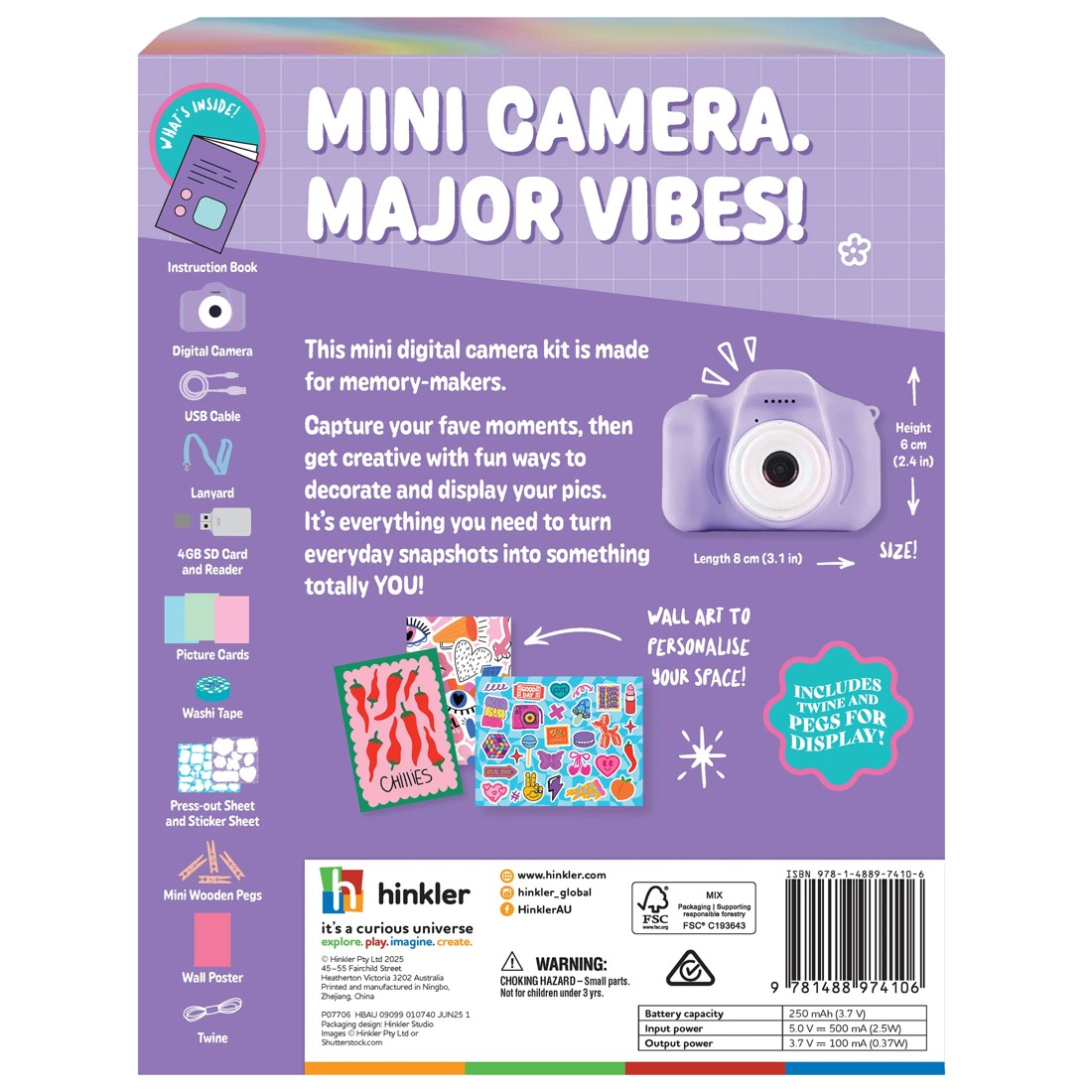2 Oh My Craft! Mini Digital Camera Kit, 2 of 6