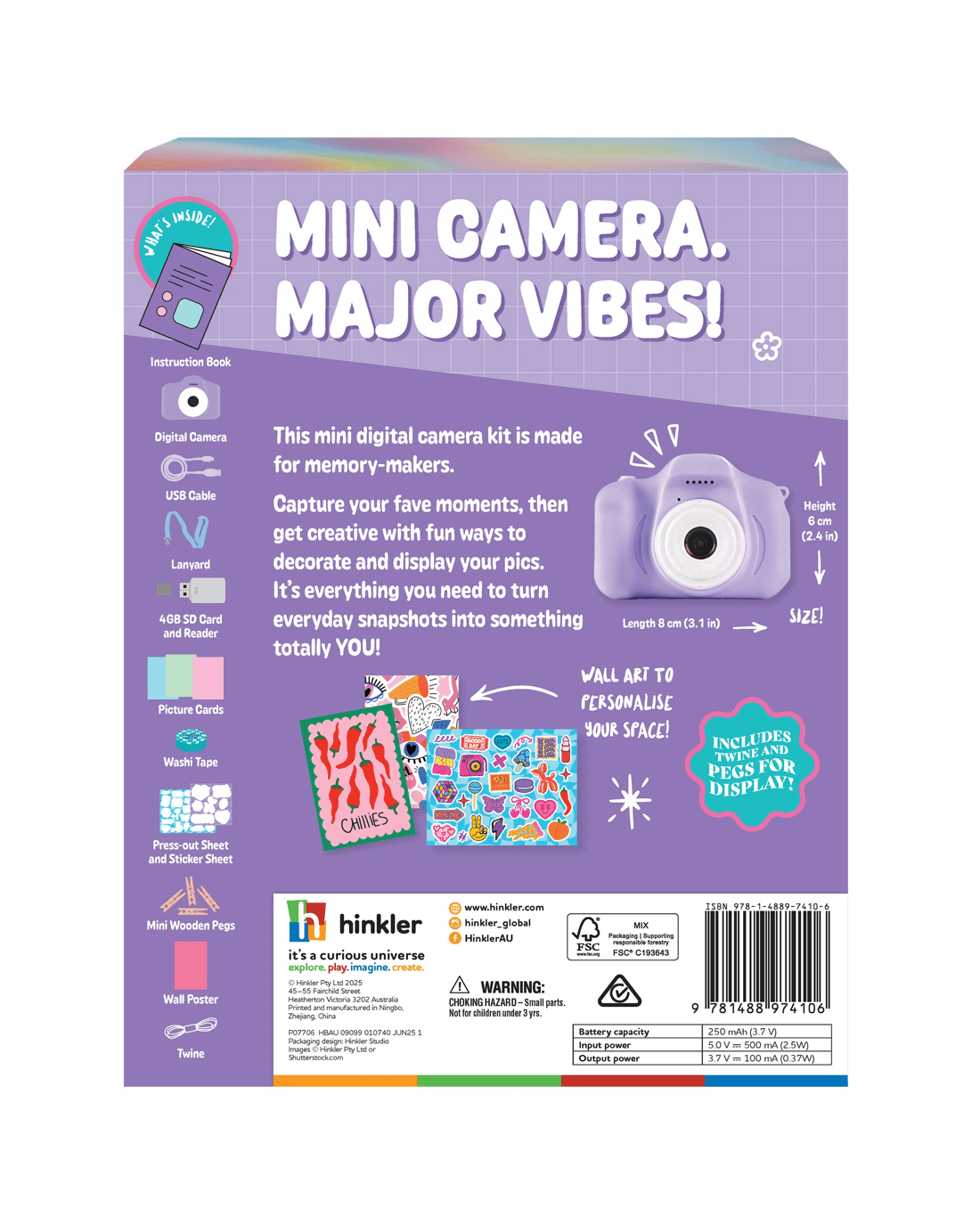 2 Oh My Craft! Mini Digital Camera Kit, 2 of 6