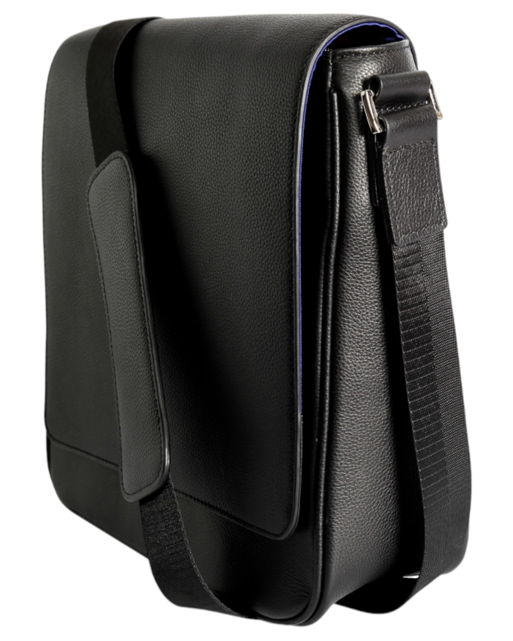 6 VKY Mateo Pride Leather Messenger Shoulder Bag Handbag BLACK/RAINBOW, 6 of 7