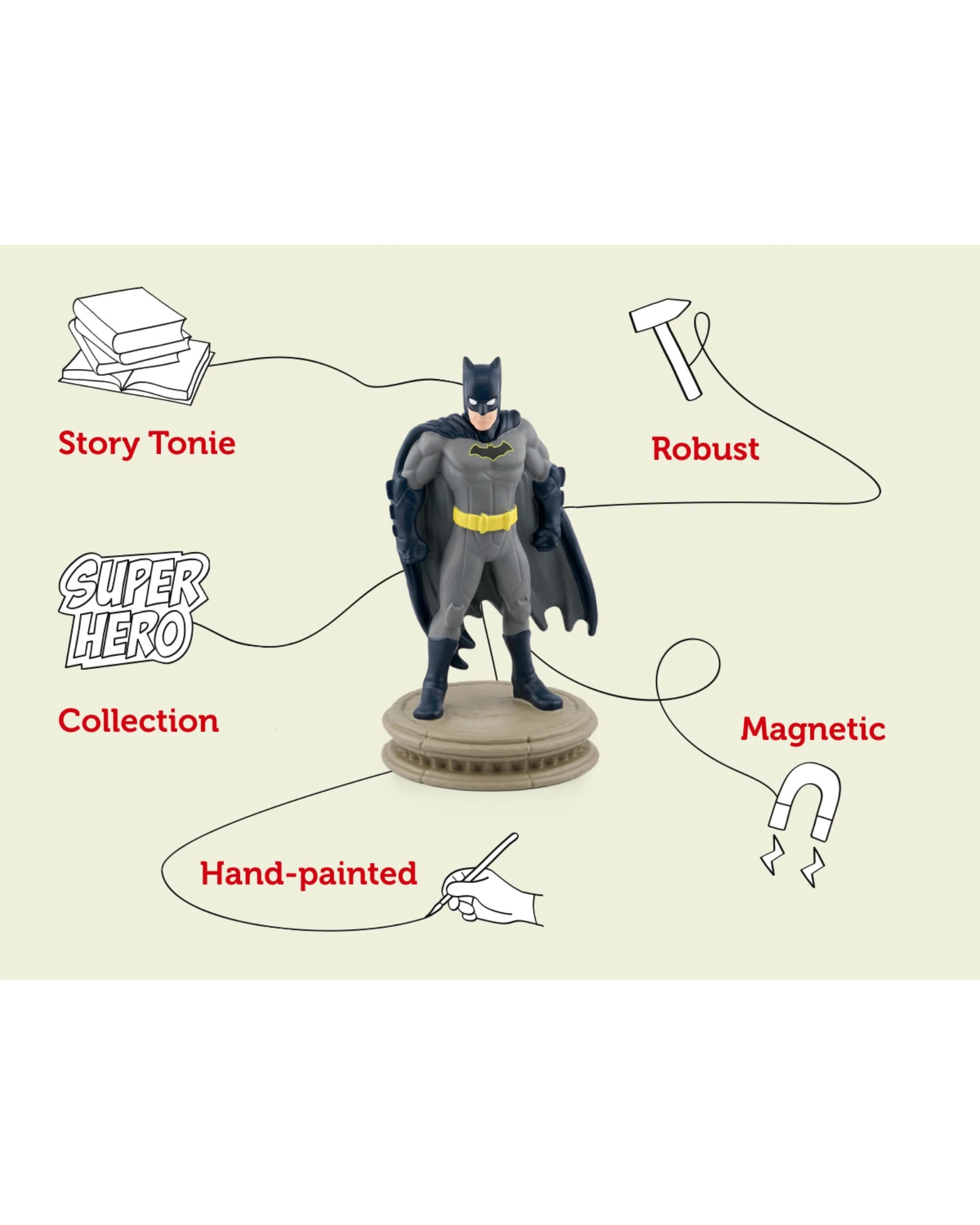 3 Tonies  DC - Batman Tonie Audio Character - Multi, 3 of 6