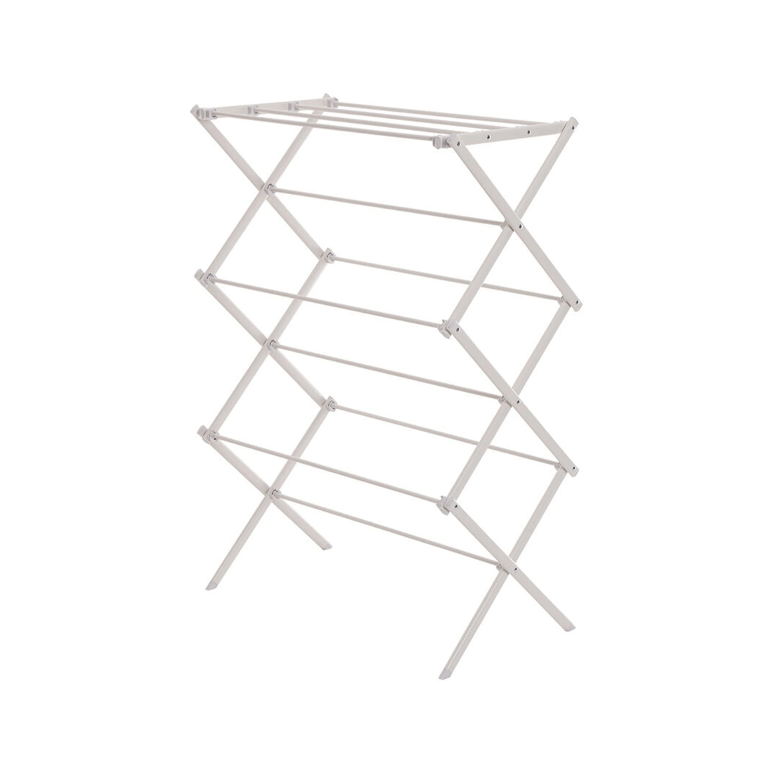 1 Hills 8M Concertina Flat Folded Compact Clothes Airer - Powdercoated Steel
 - plain, 1 of 8