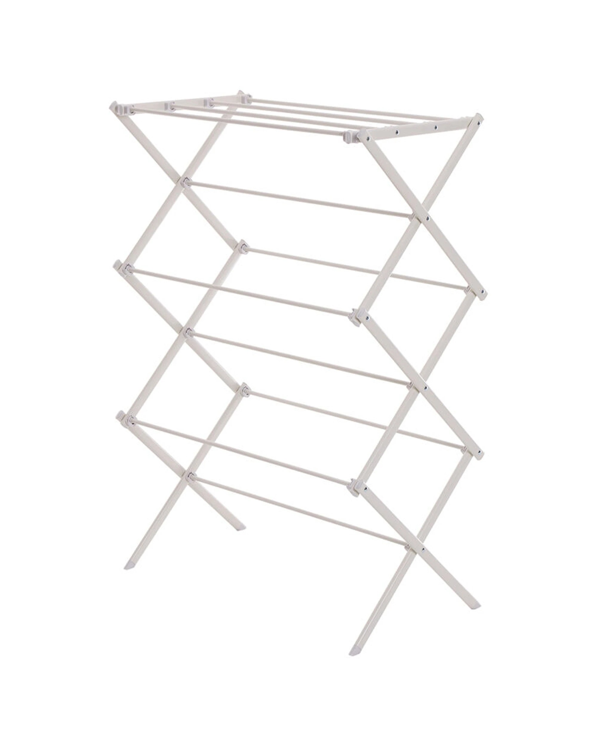 1 Hills 8M Concertina Flat Folded Compact Clothes Airer - Powdercoated Steel
 - plain, 1 of 9