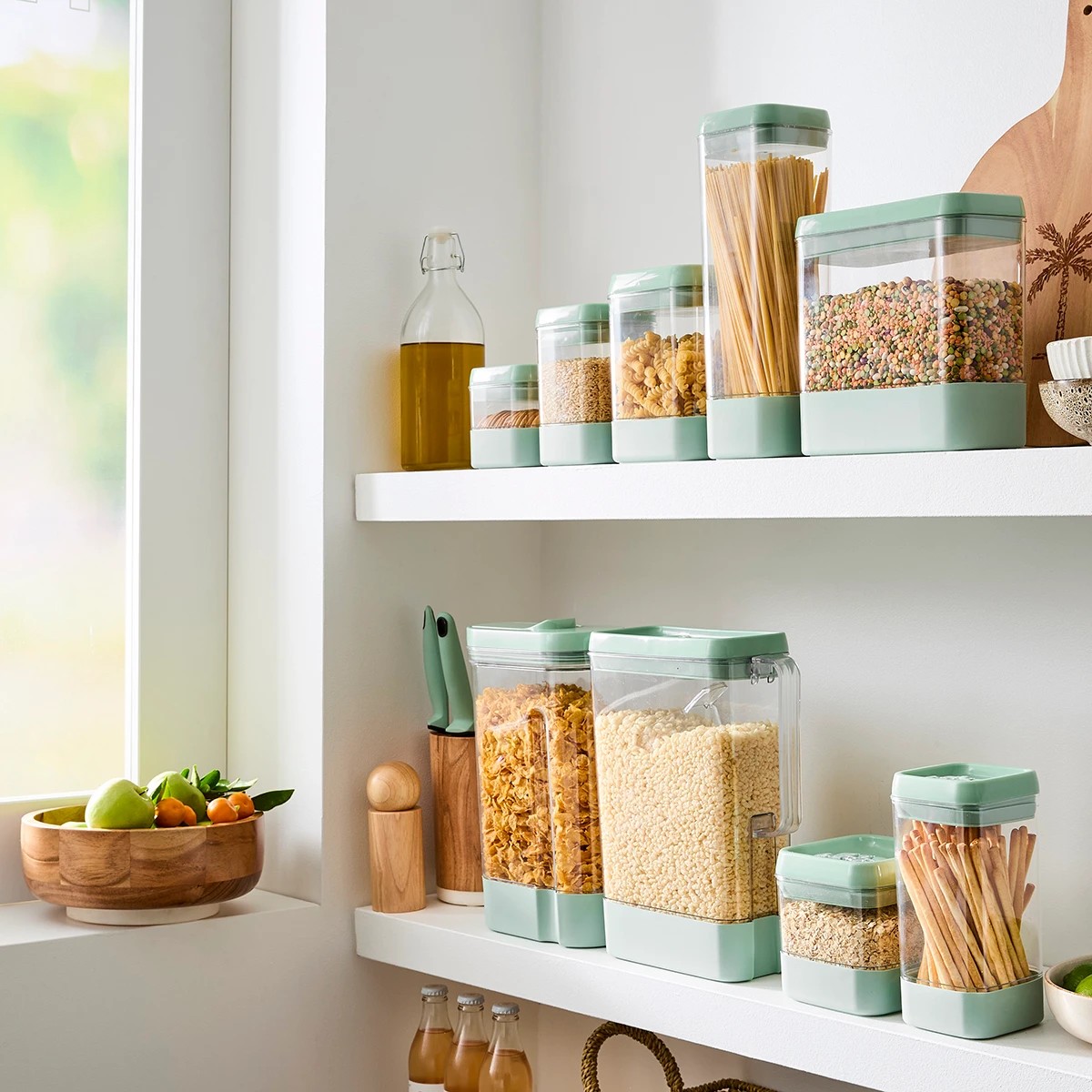 8 3.7L Flip Lock Cereal Container with Silicone Base, 8 of 8