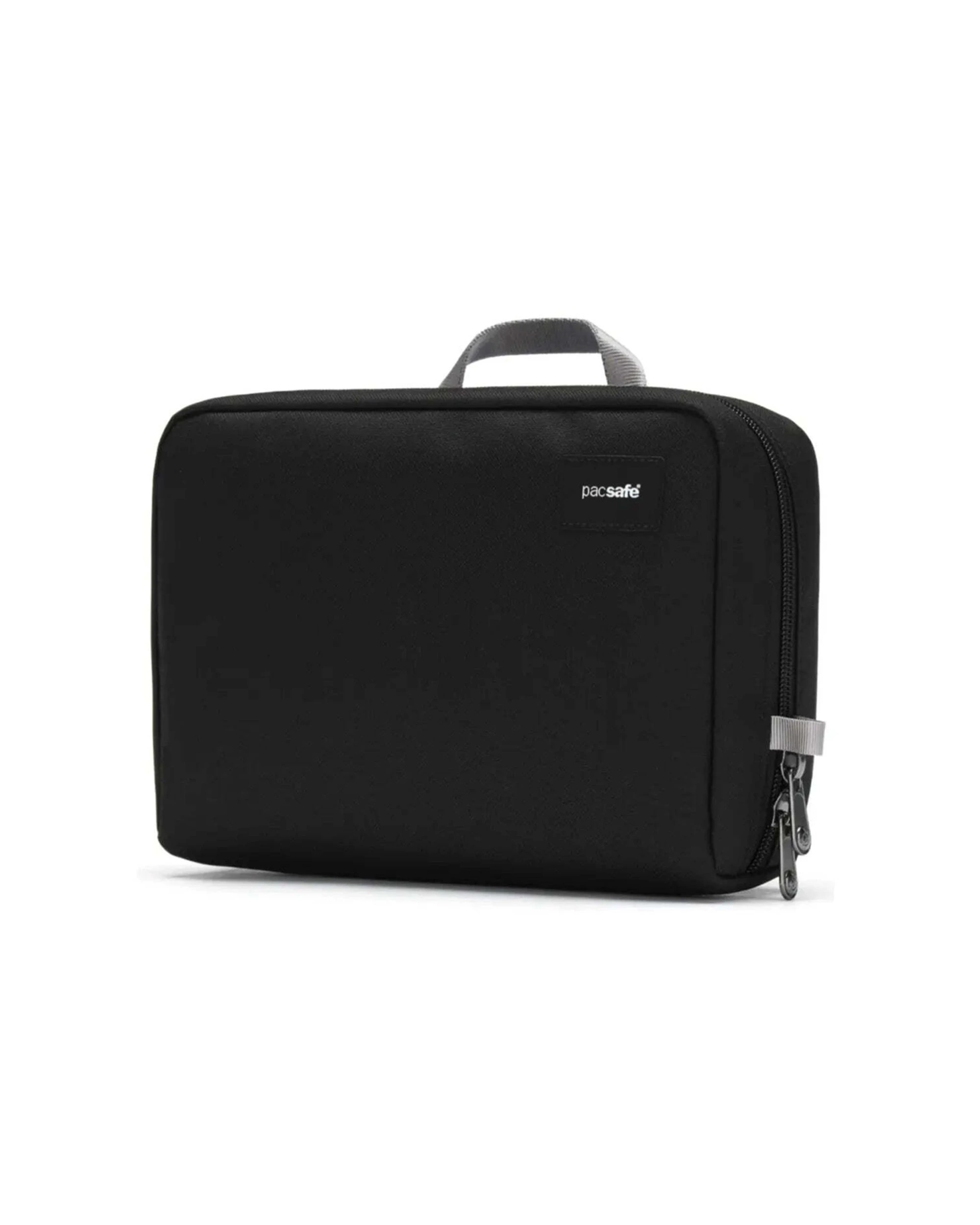 1 Pacsafe RFIDsafe Gear Pouch RFID Blocking Travel Organiser Accessory Jet - Black, 1 of 8