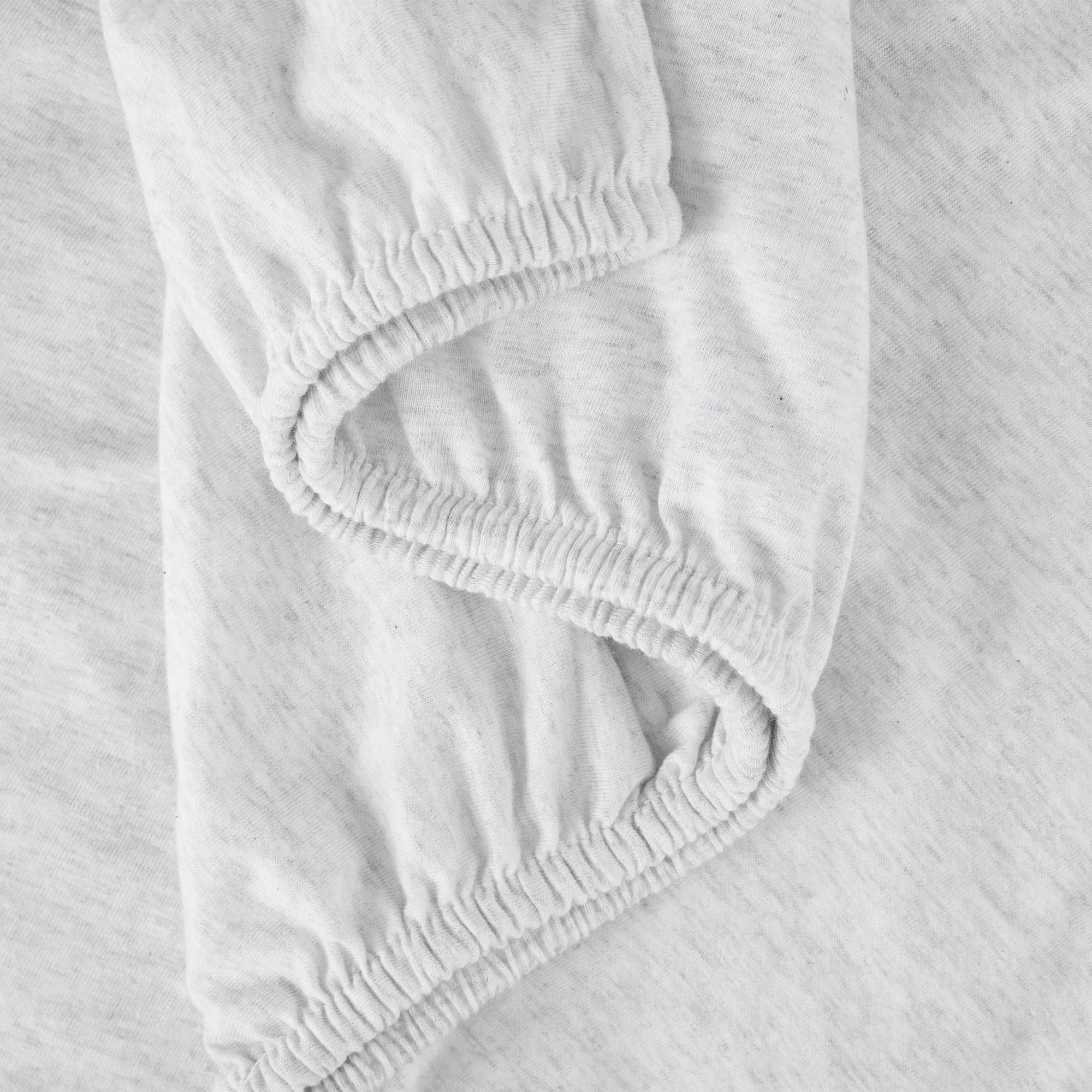 5 2 Pack Jersey Fitted Cotton Cot Sheets - Grey, 5 of 6