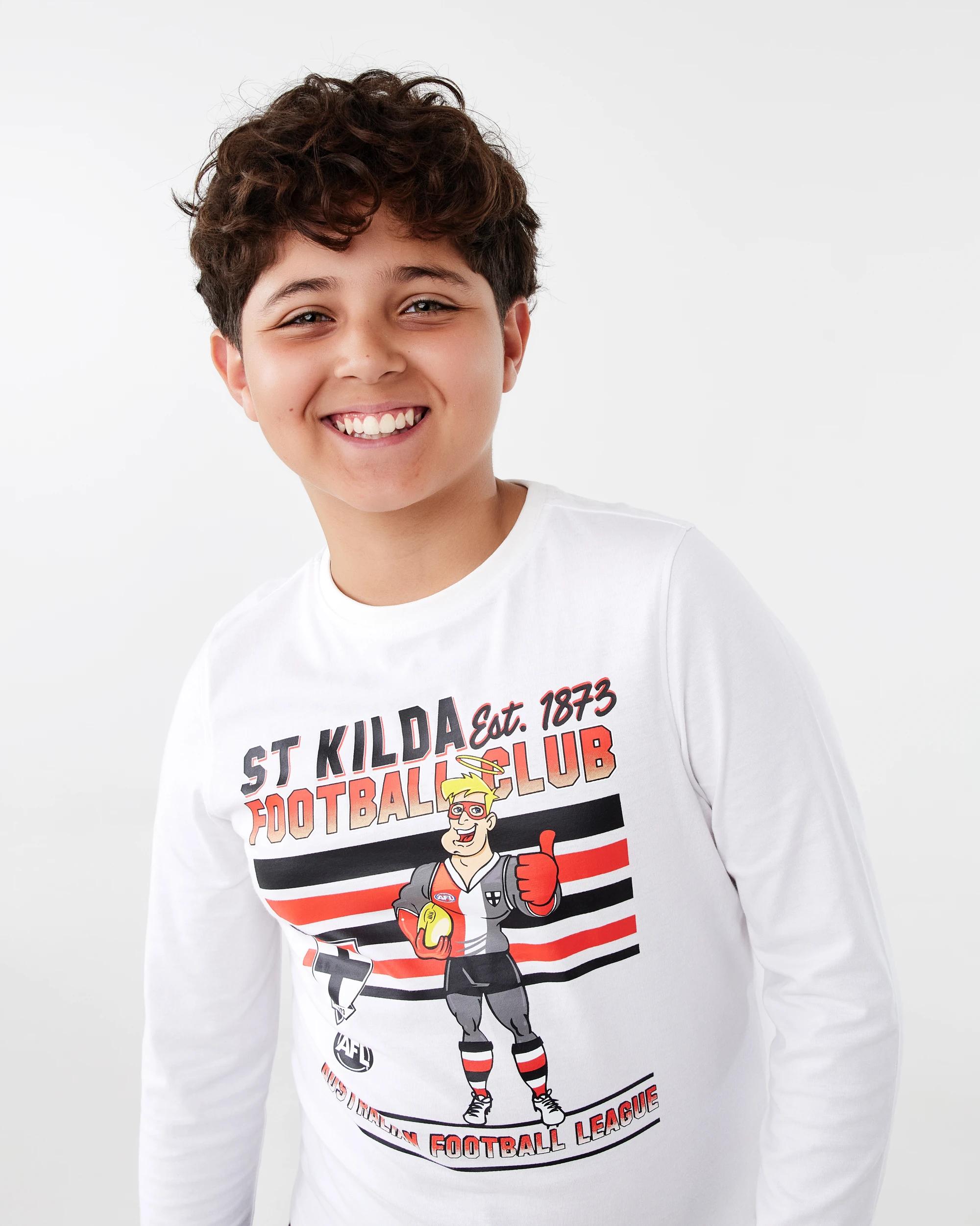 3 Official AFL Kids Pyjama Set St Kilda, 3 of 6