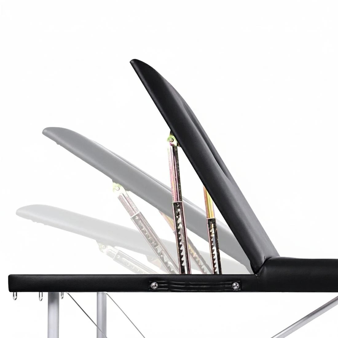 7 Zenses Massage Table 60cm Portable 3 Fold Aluminium Beauty Bed - Black, 7 of 8