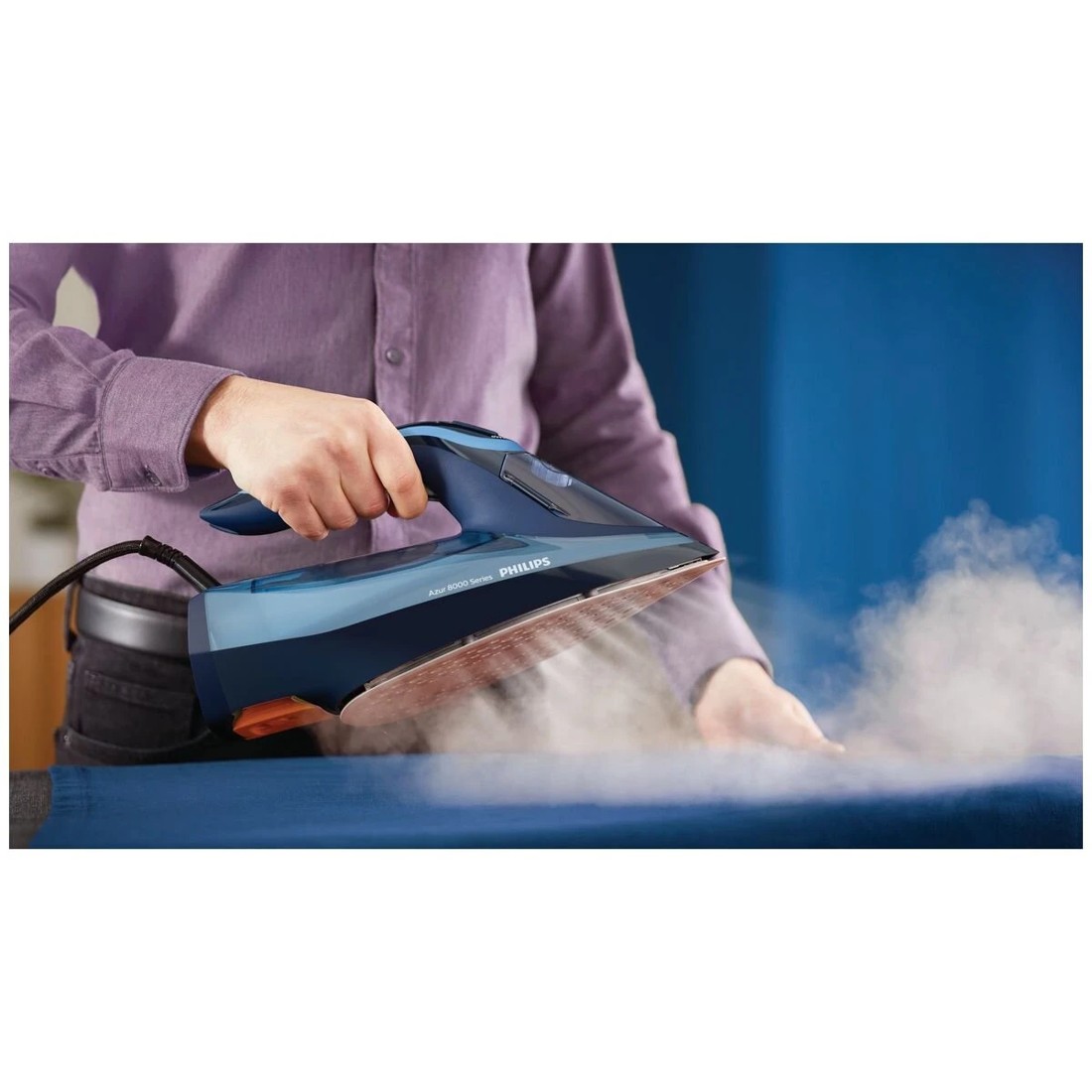 5 Philips Azur 8000 Series Steam Iron Blue, 5 of 5
