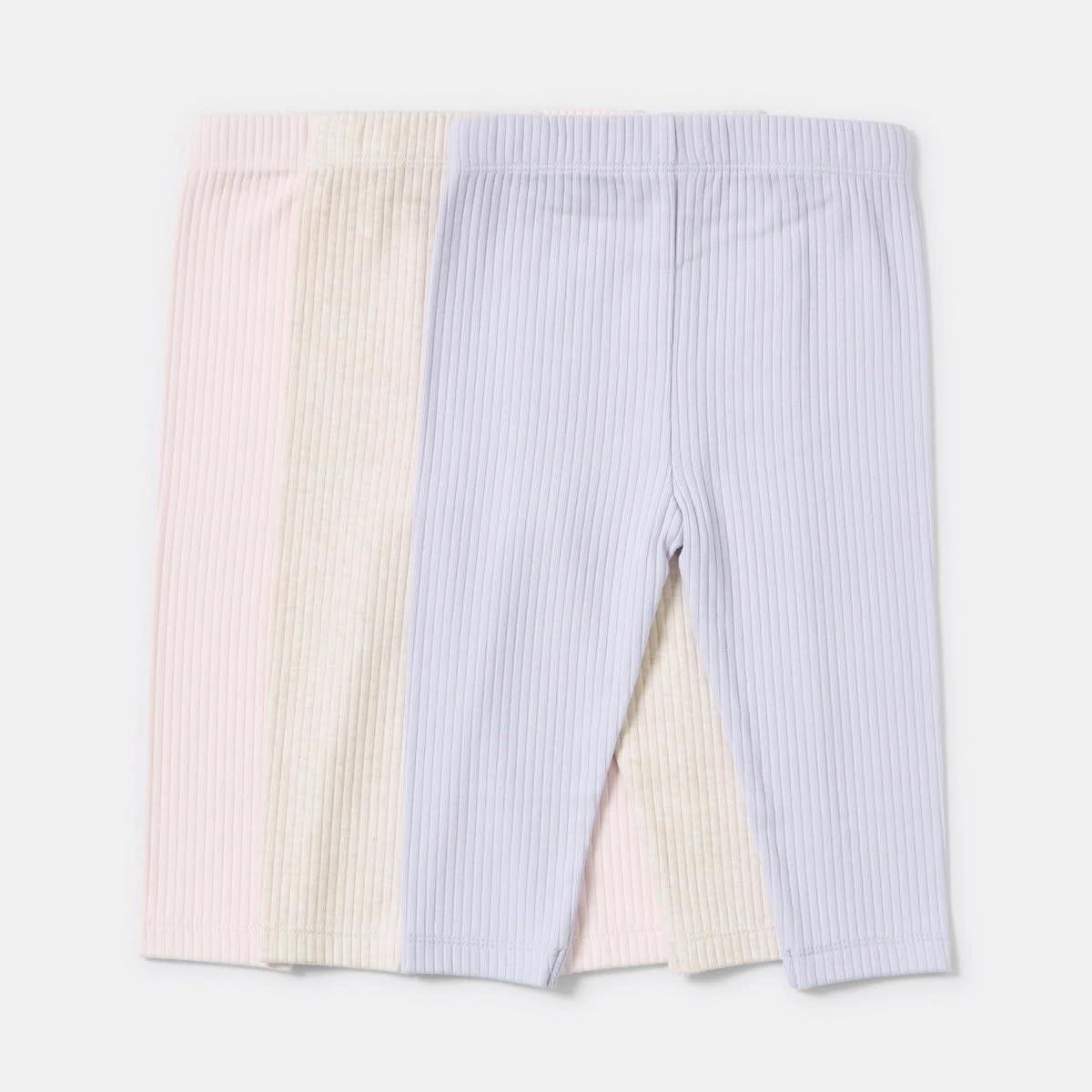 2 3 Pack Ribbed Leggings PINK, HONEY, LILY, 2 of 8